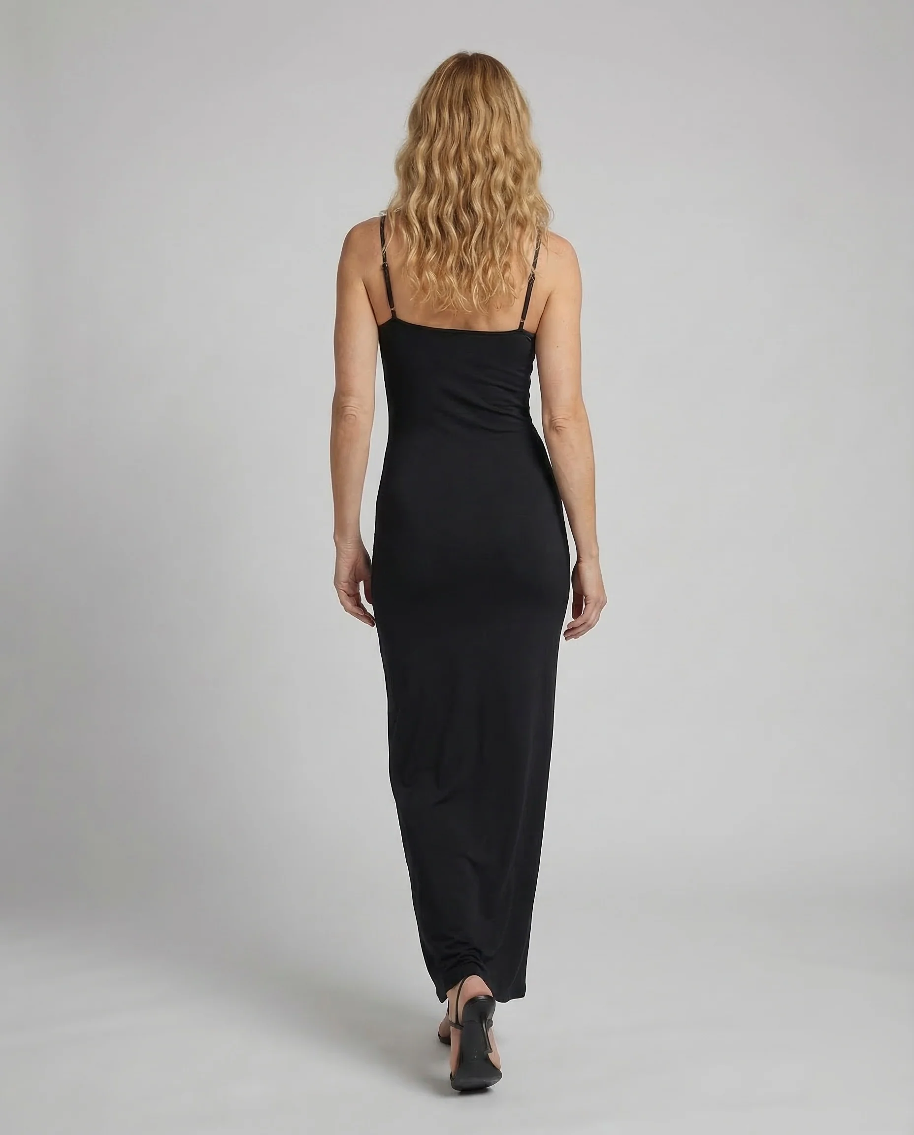 Damen Abendkleid Satin - Image 4