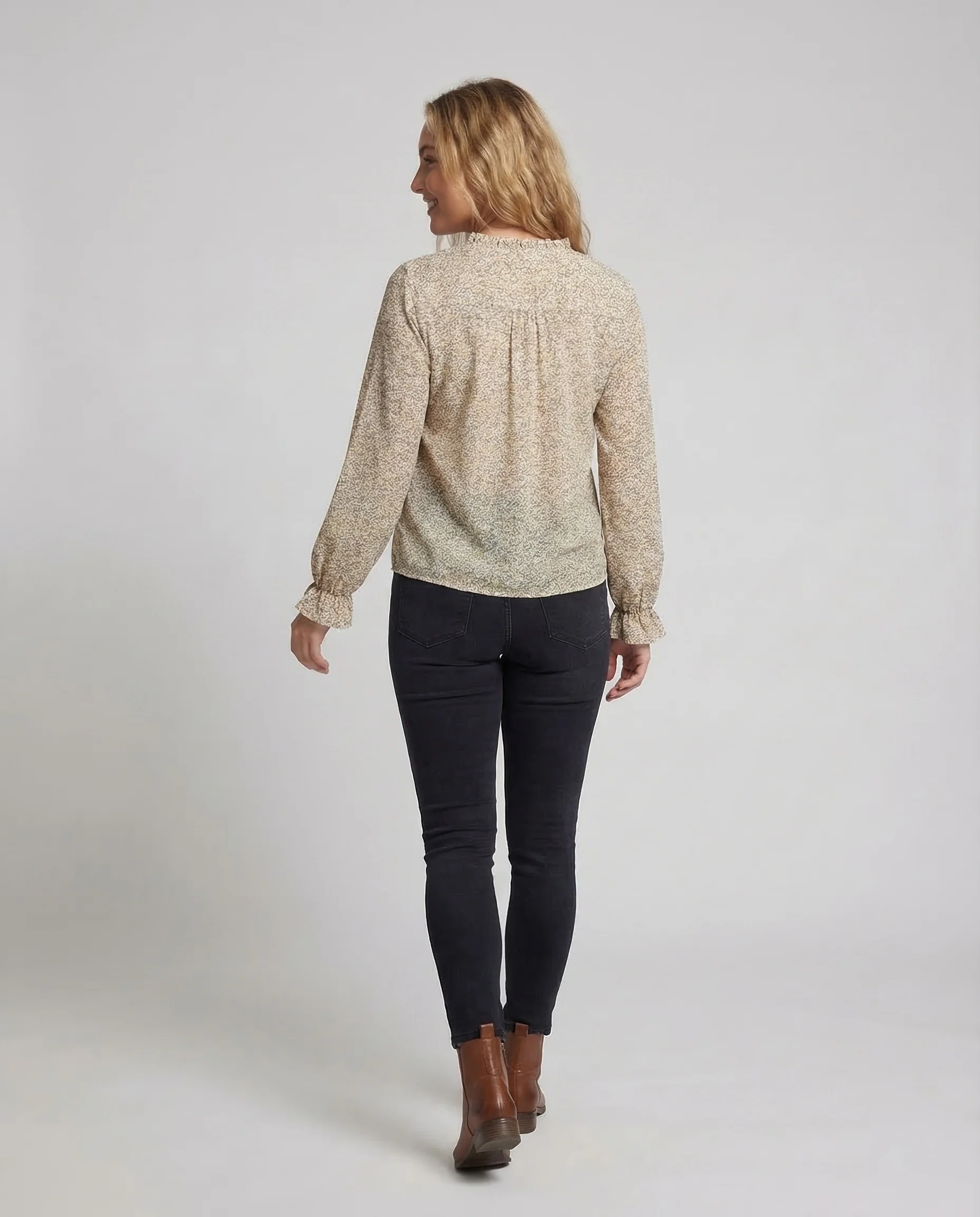 Damen Landhausbluse Spitze - Image 4