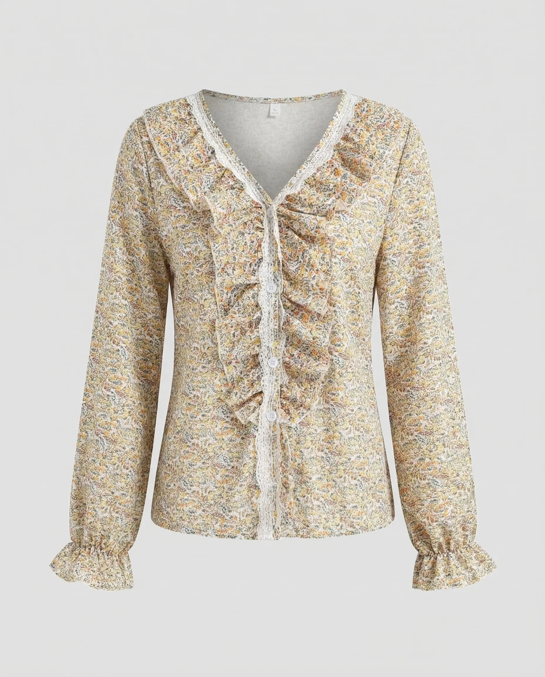 Damen Landhausbluse Spitze - Image 5