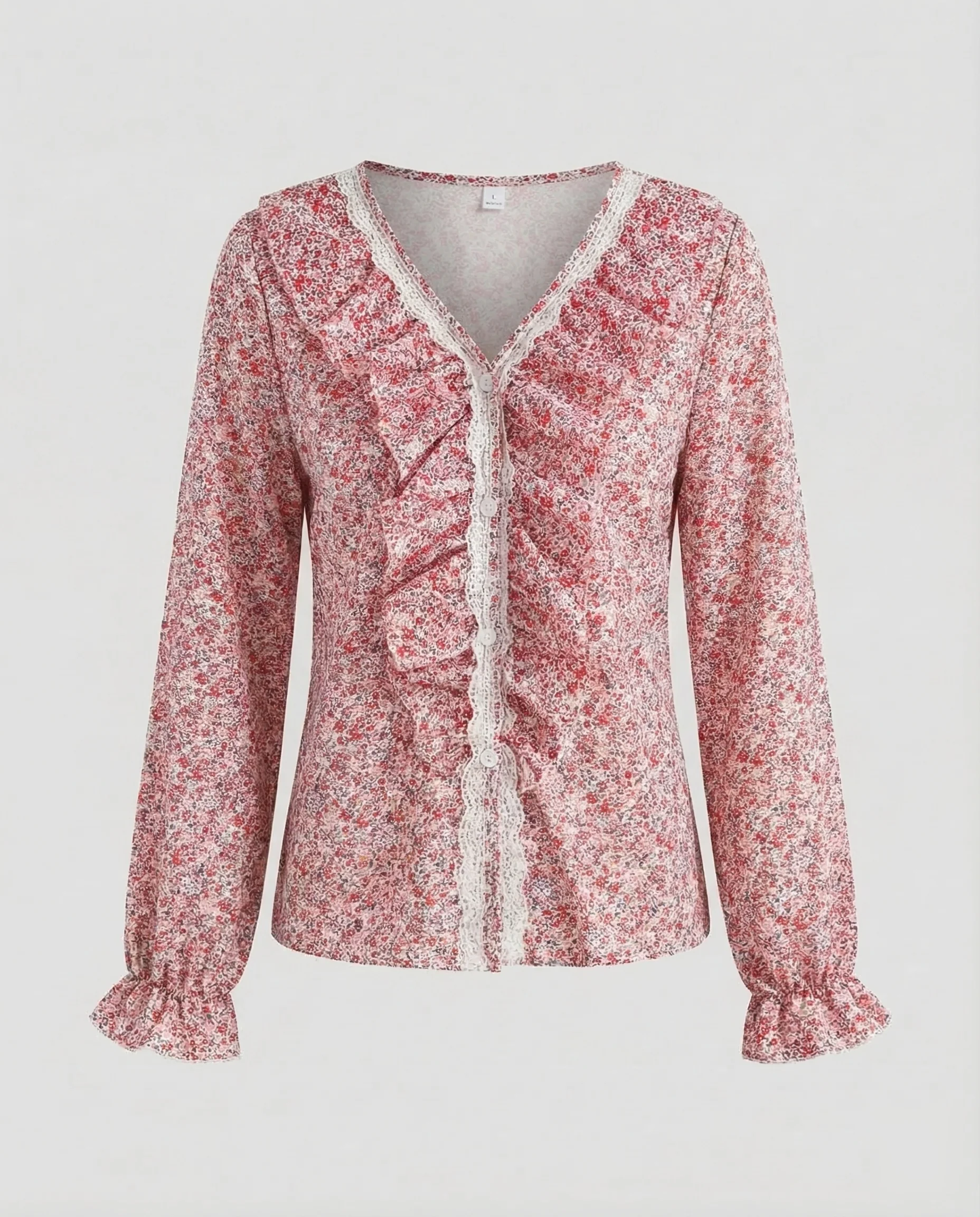 Damen Landhausbluse Spitze - Image 6