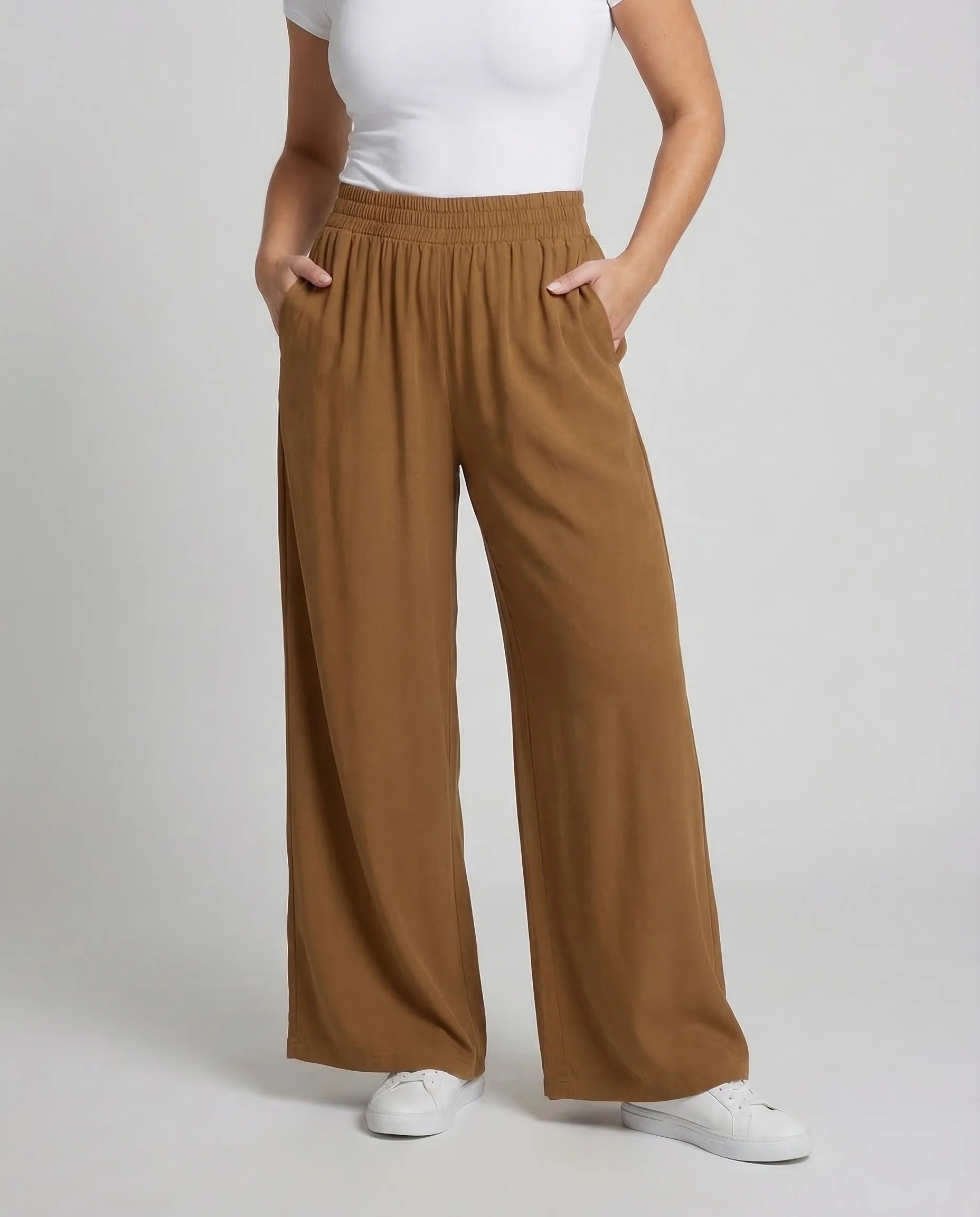 Damen Culotte Hose Viskose - Image 2