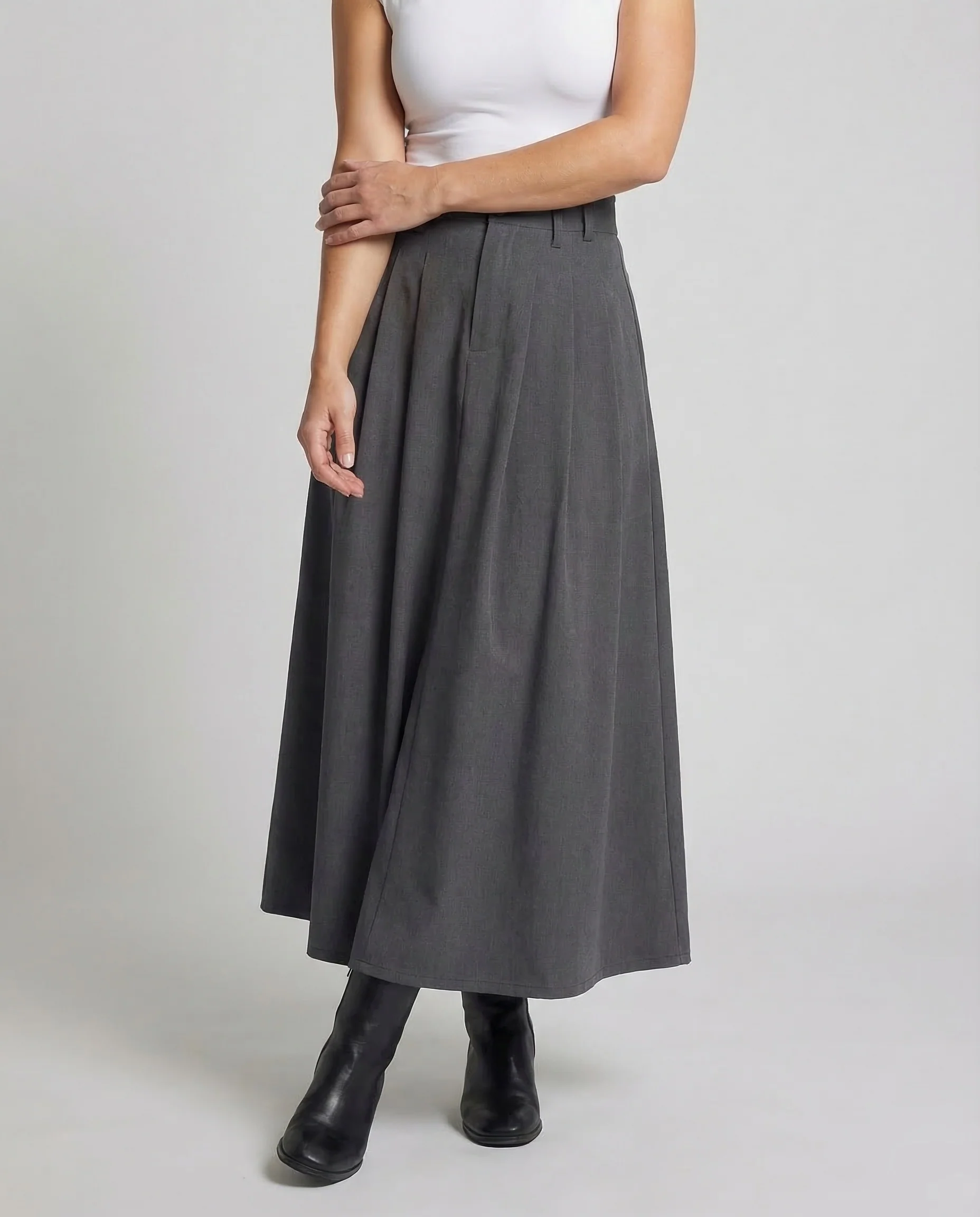 Damen Maxirock A Linie High Waist - Image 2