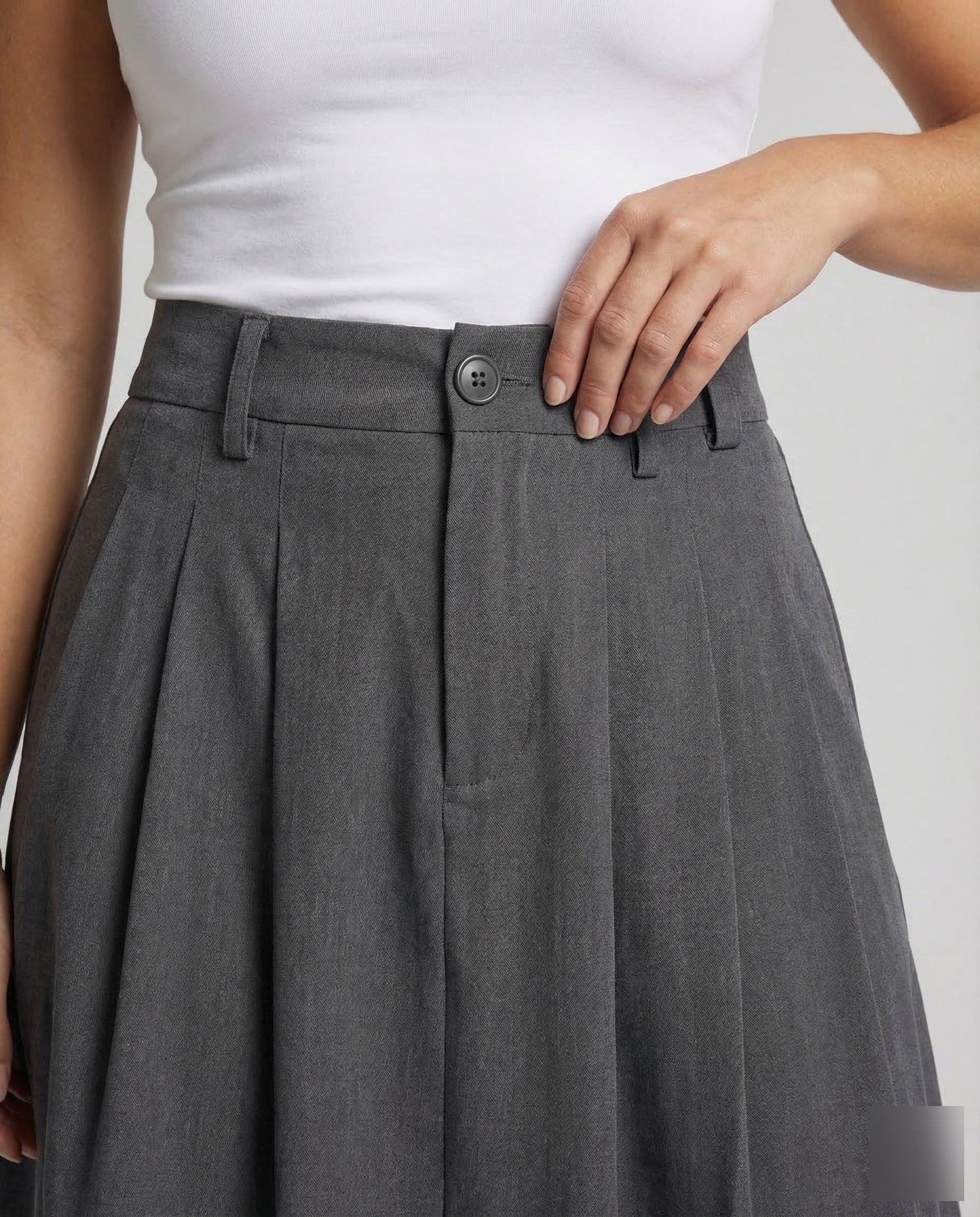 Damen Maxirock A Linie High Waist - Image 3