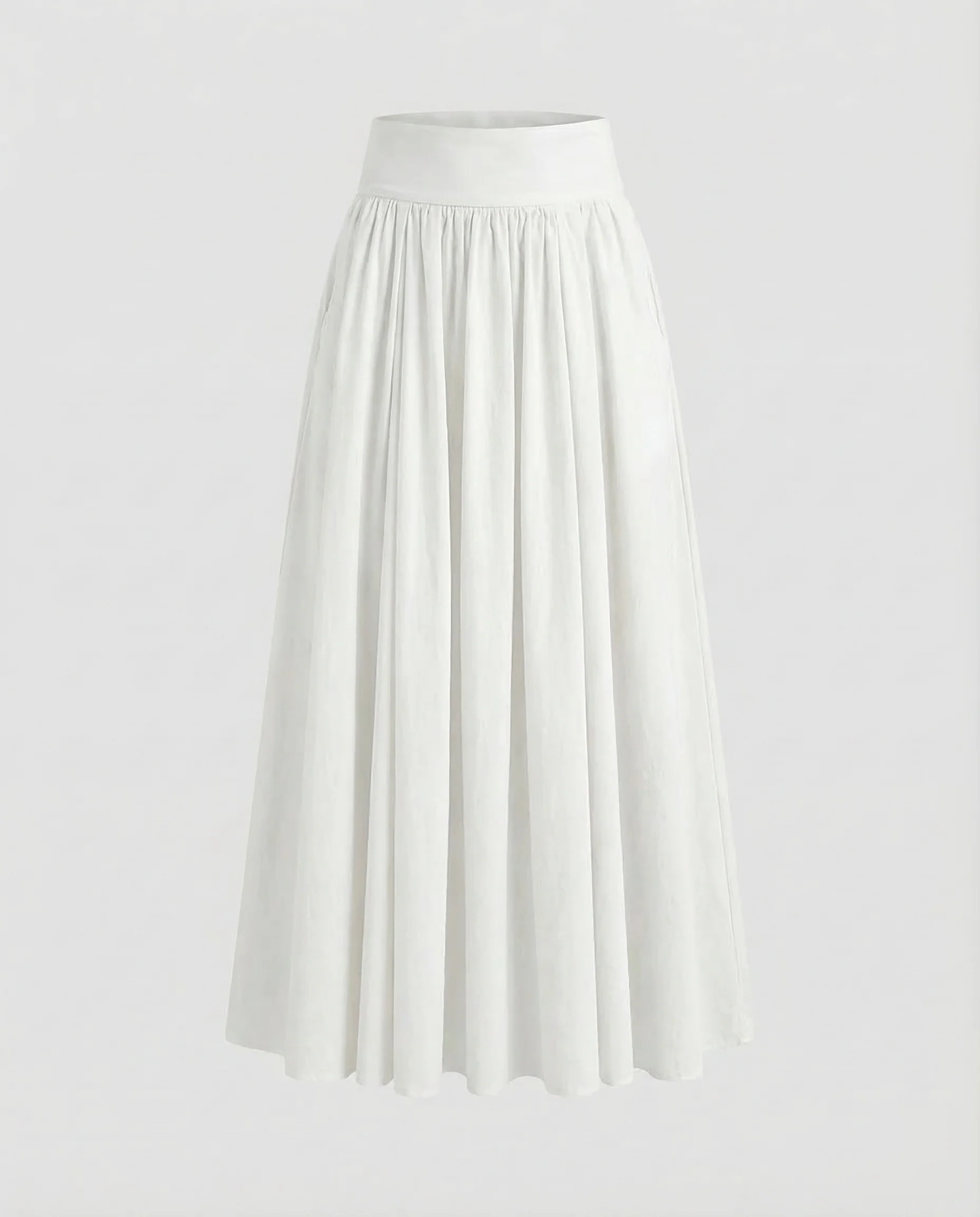 Damen Tellerrock Maxi Falten - Image 6