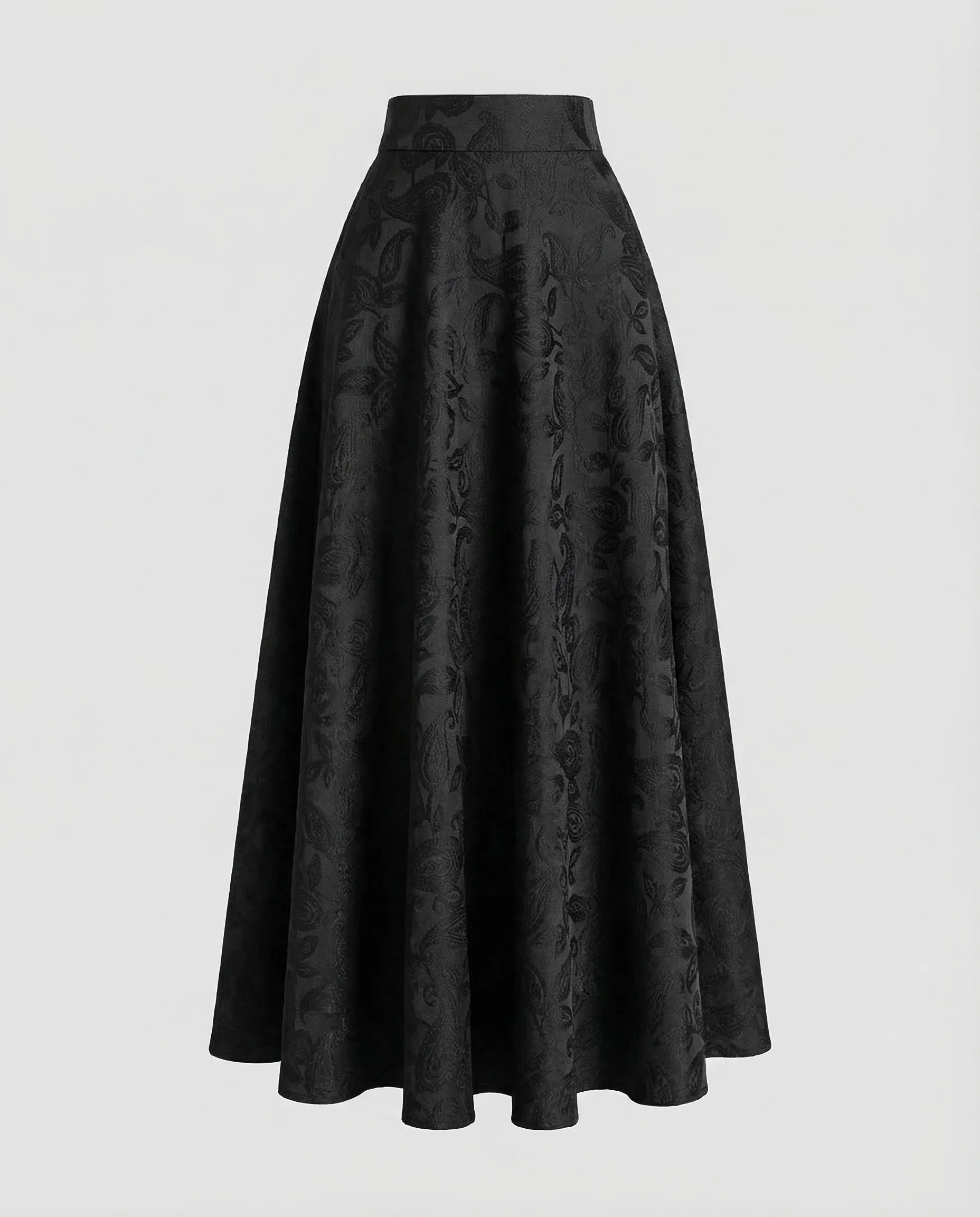 Damen Jacquard Maxirock Paisley - Image 5