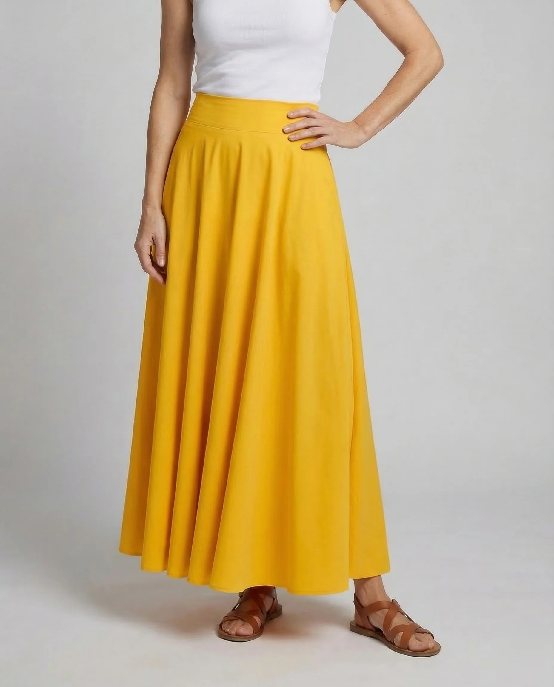 Damen Tellerrock Maxi Taschen - Image 2