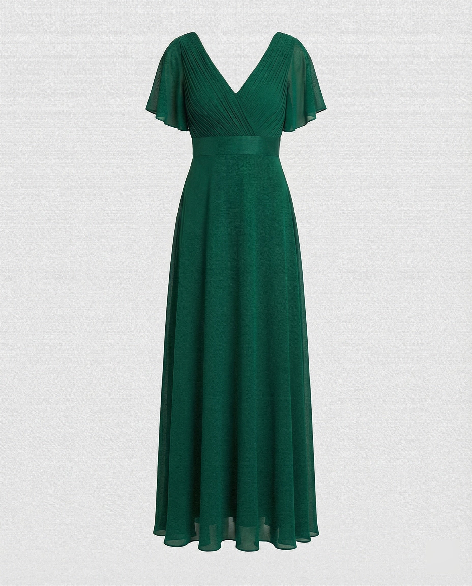 Damen Abendkleid lang Chiffon elegant - Image 4
