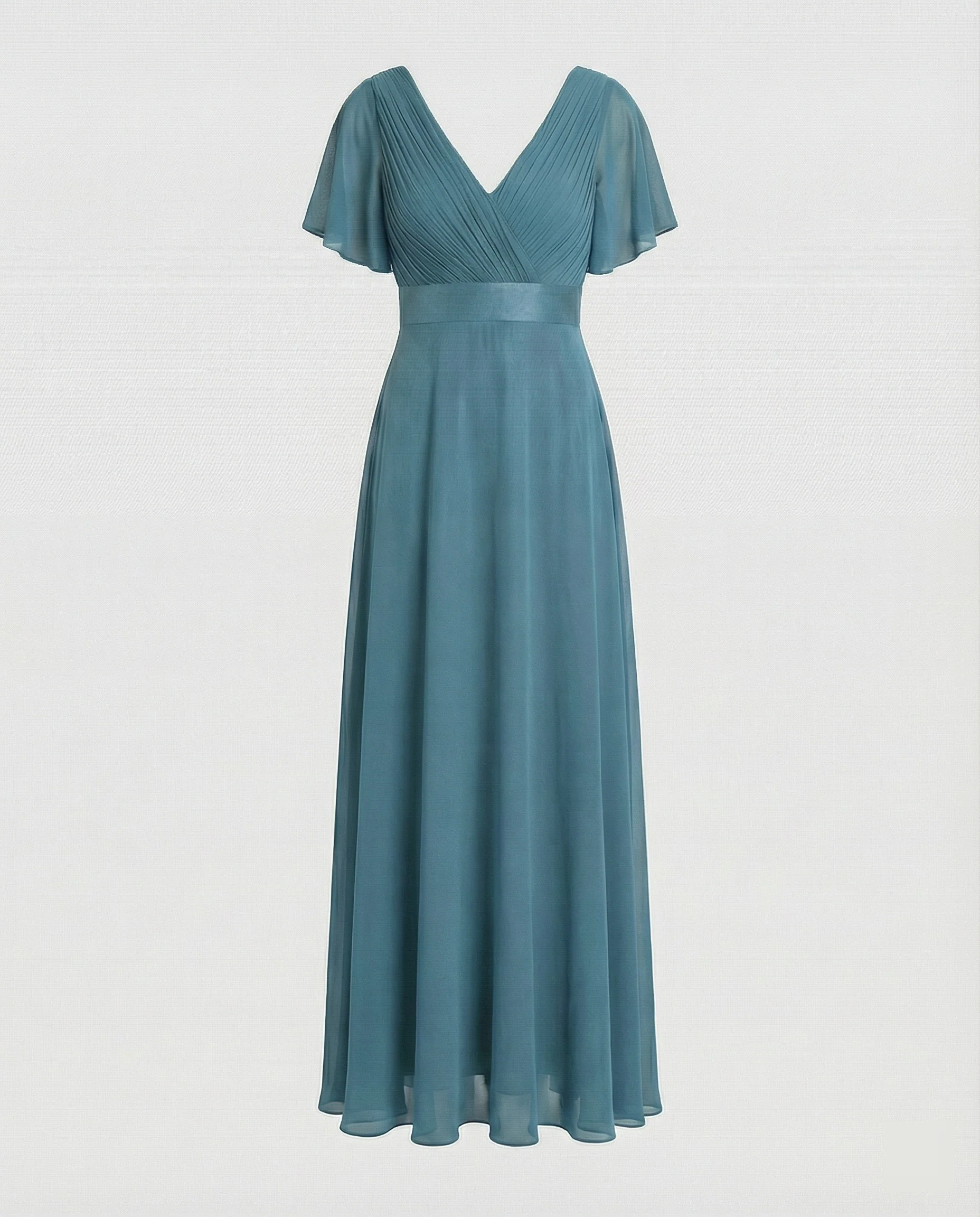 Damen Abendkleid lang Chiffon elegant - Image 5