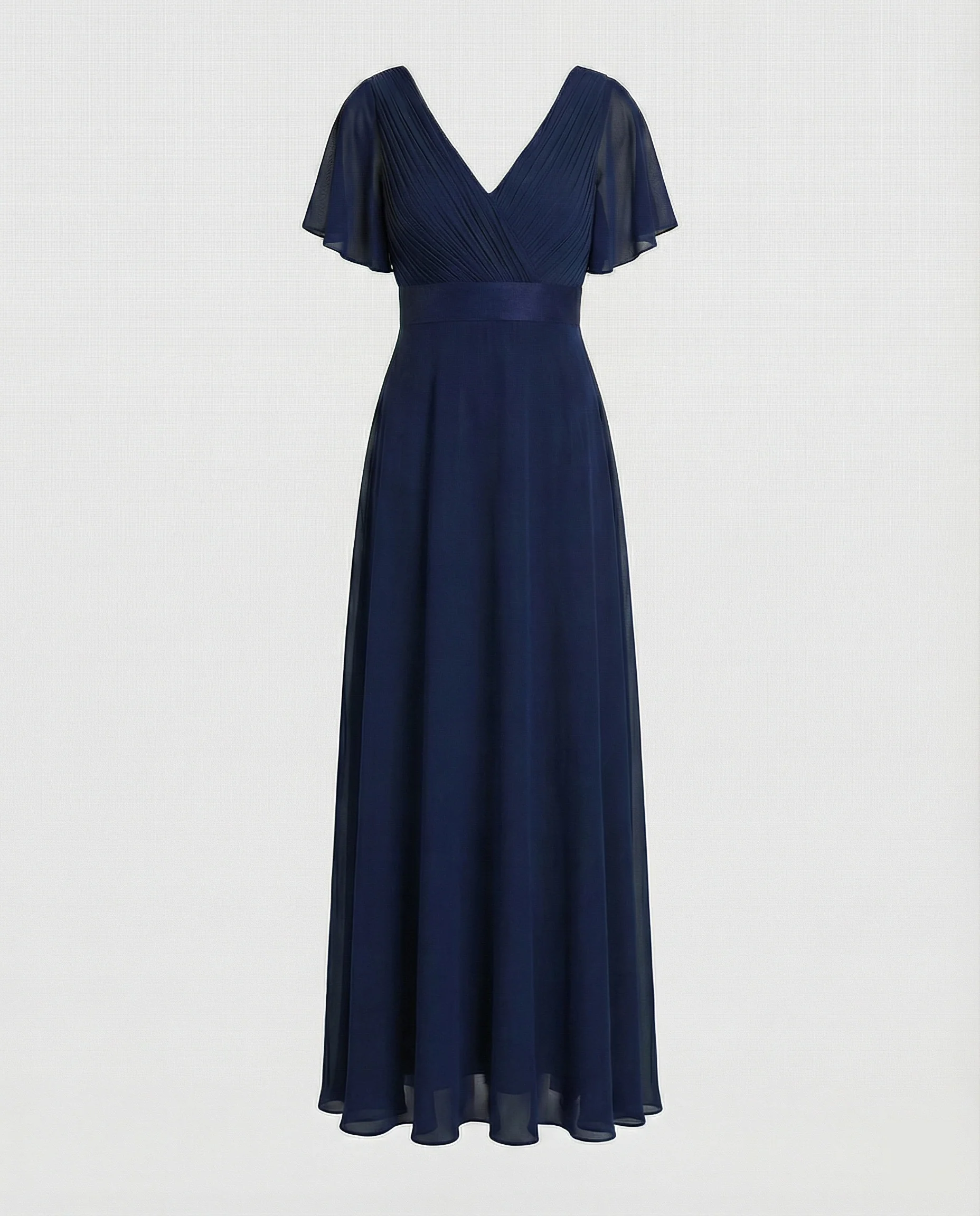 Damen Abendkleid lang Chiffon elegant - Image 6