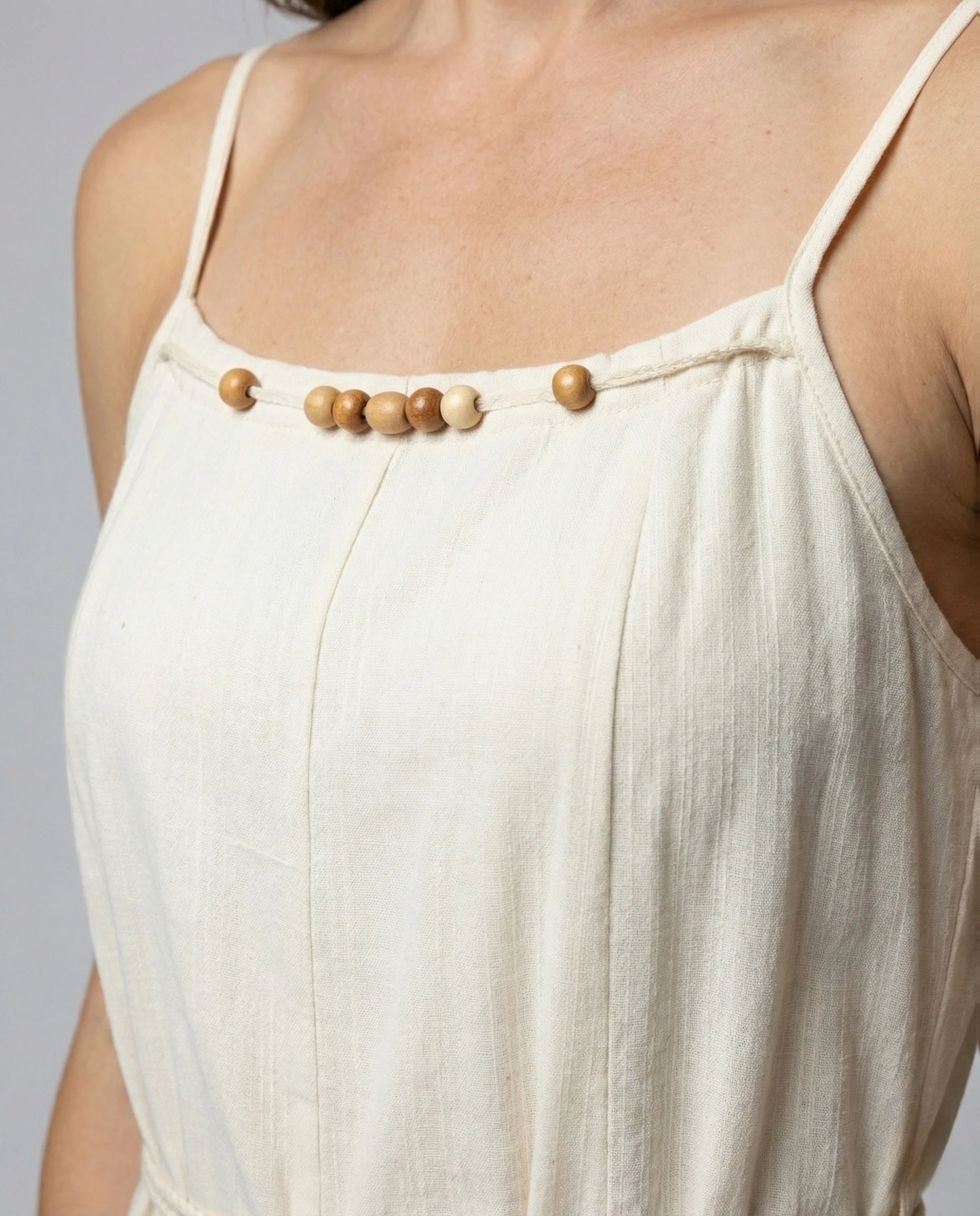 Damen Maxikleid Knitteroptik mit Trägern - Image 3