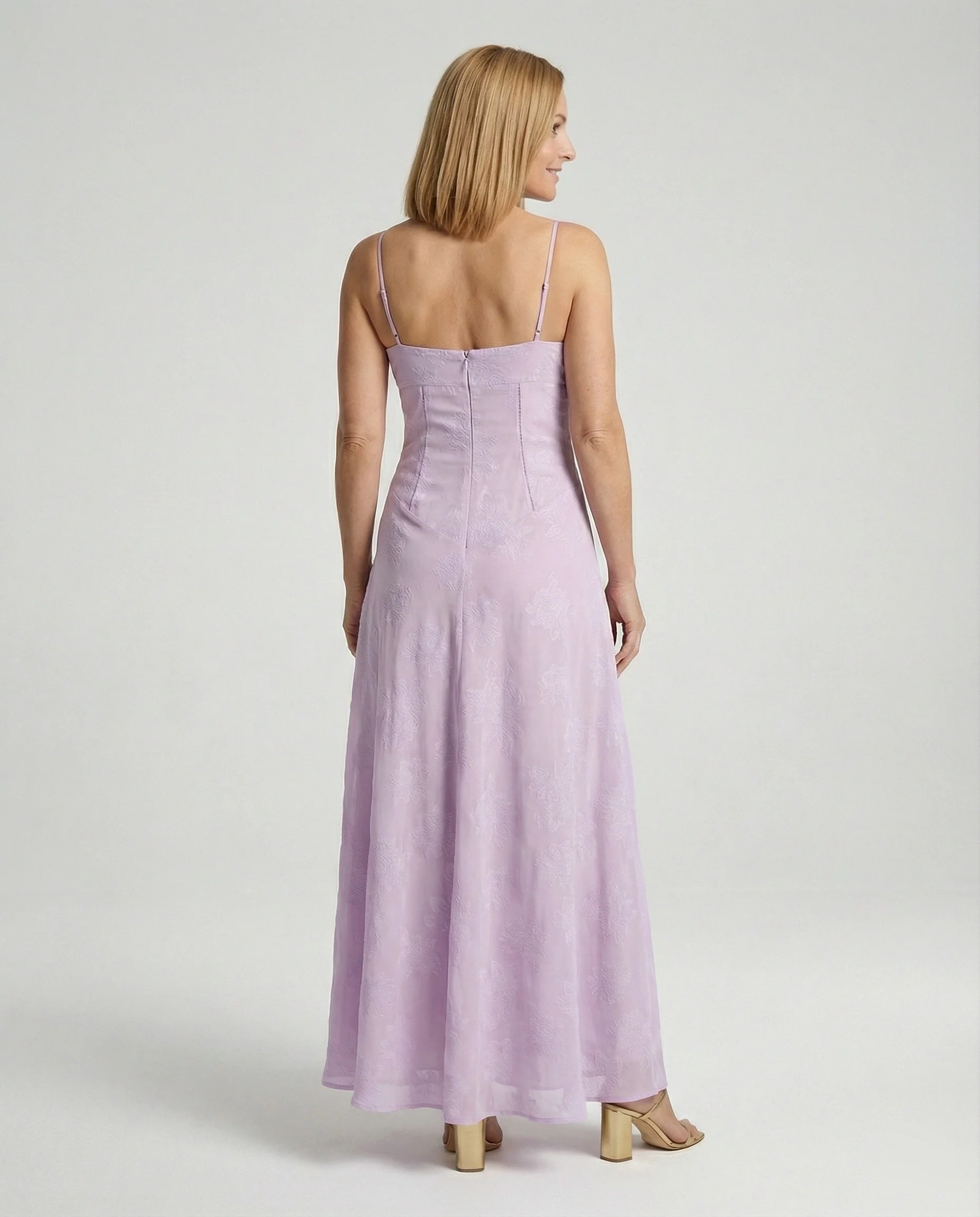 Damen Maxikleid Spitze Abendkleid lang - Image 6