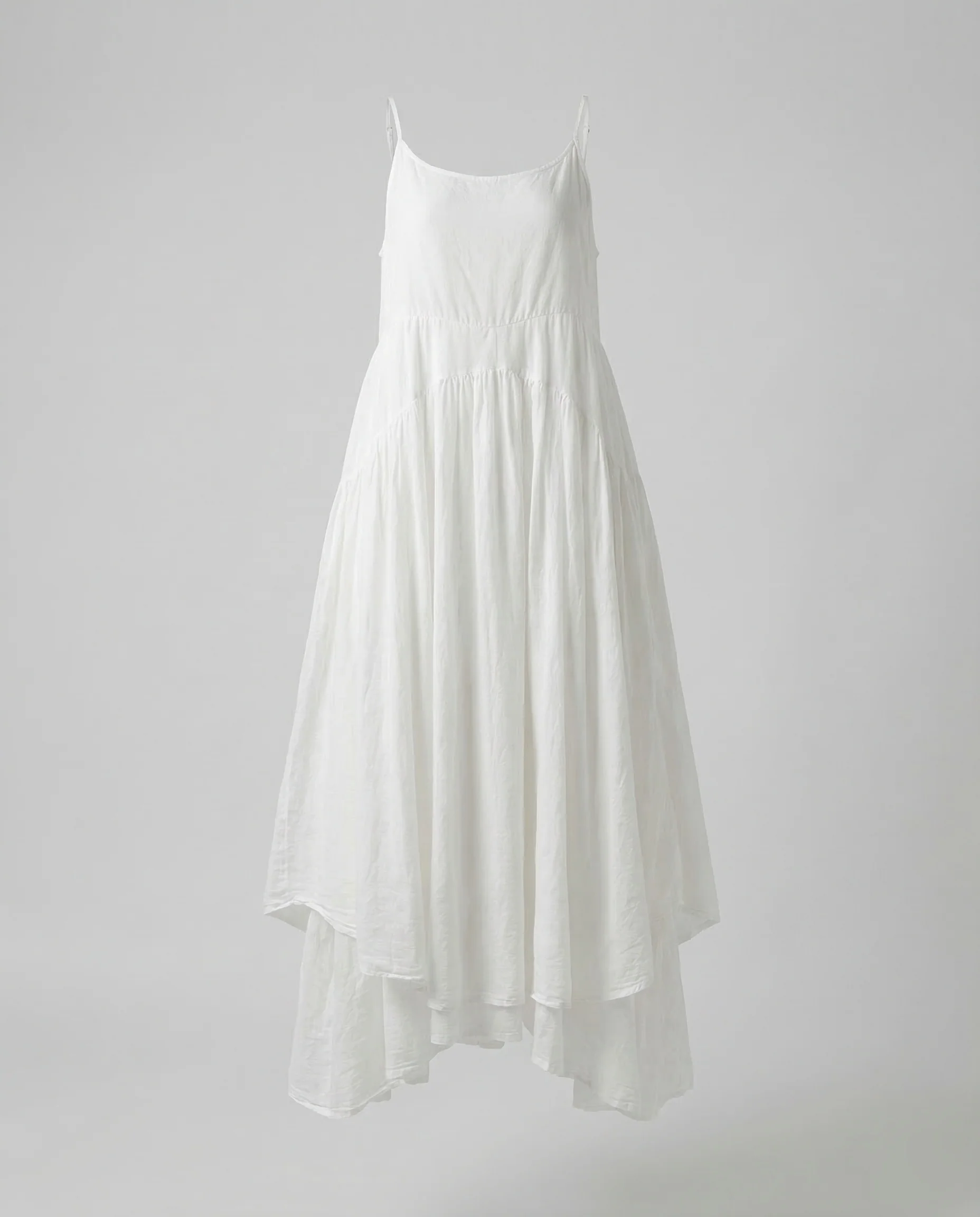 Damen Maxikleid Leinen Stufen - Image 5