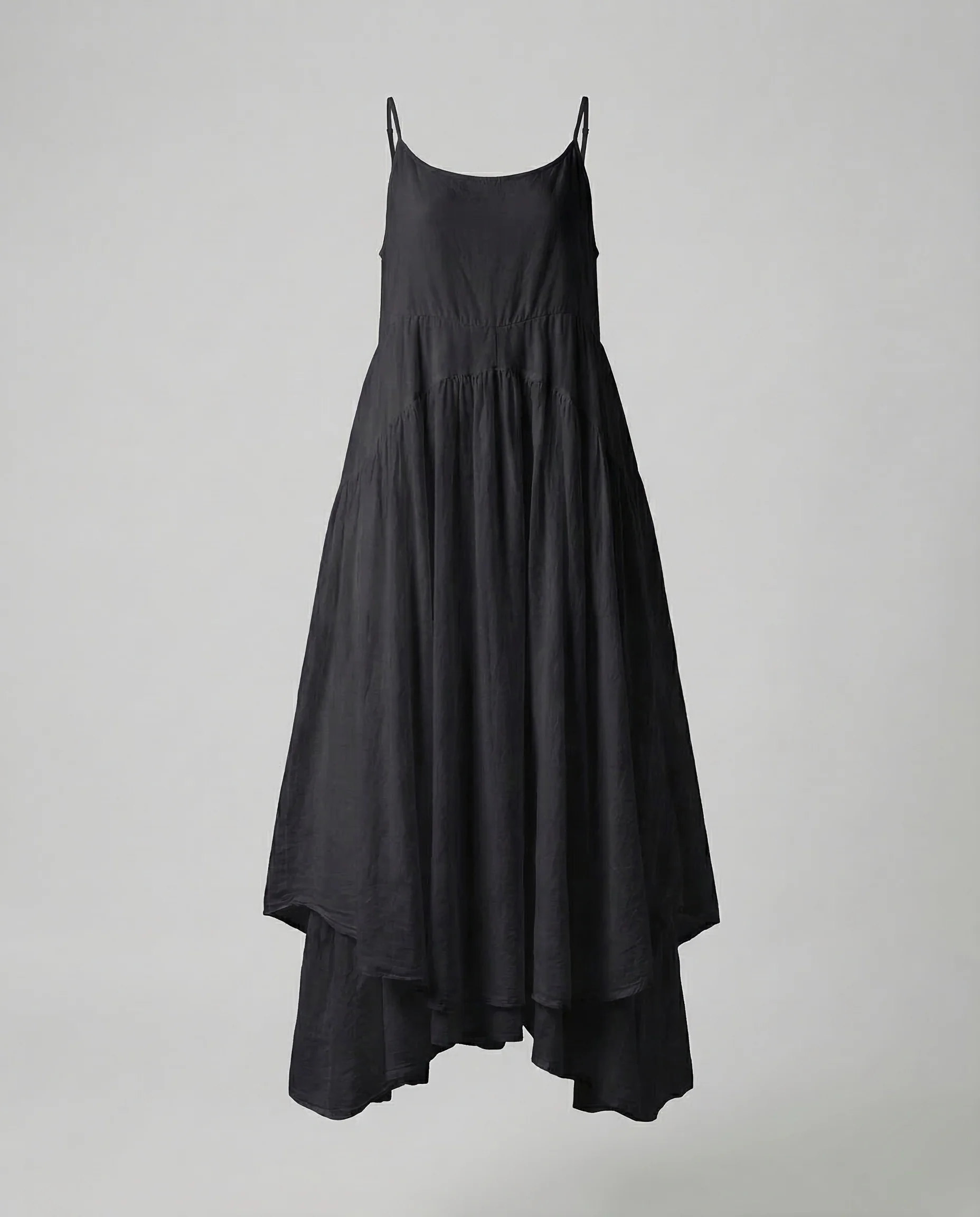 Damen Maxikleid Leinen Stufen - Image 6