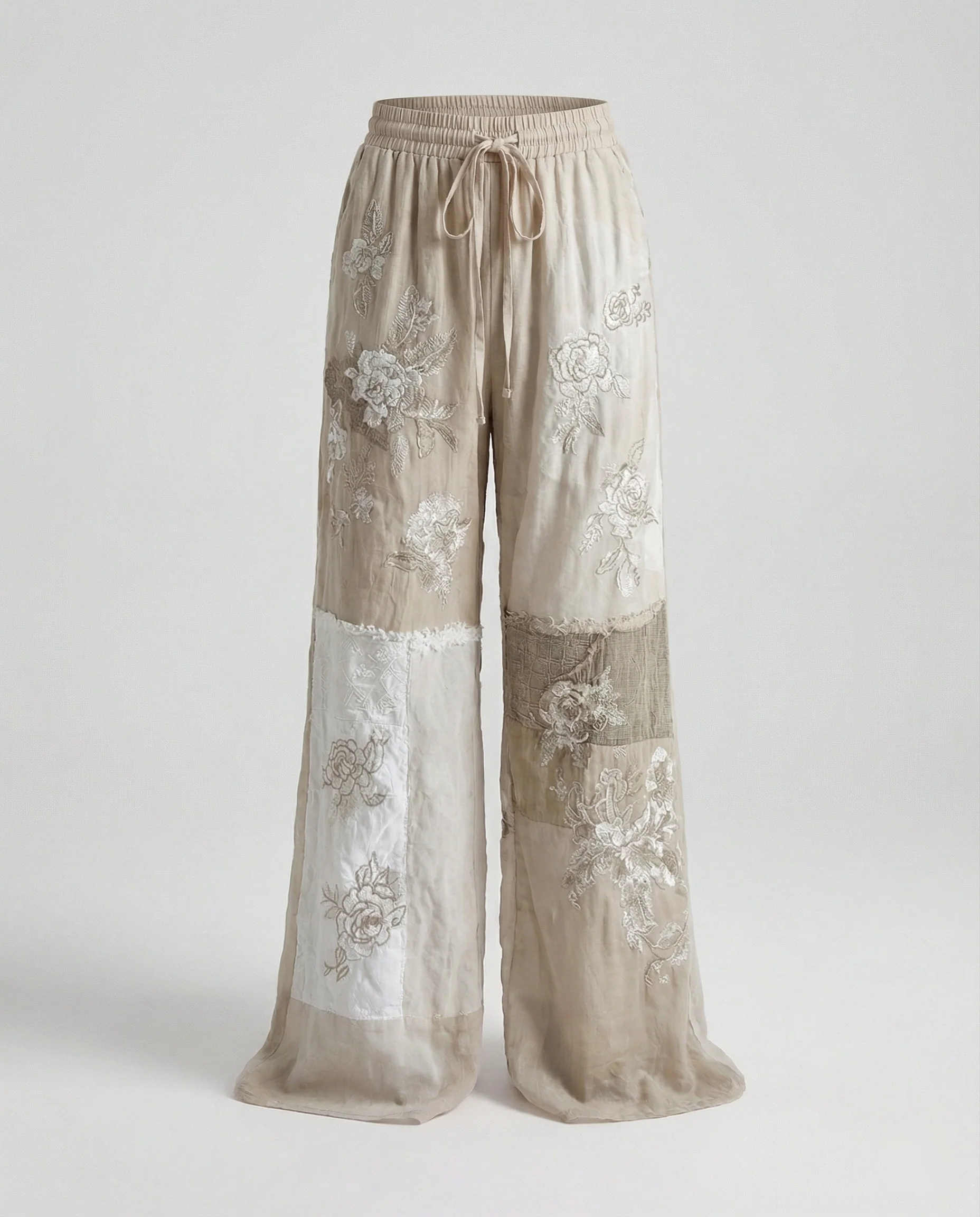 Damen Haremshose Boho Patchwork - Image 10