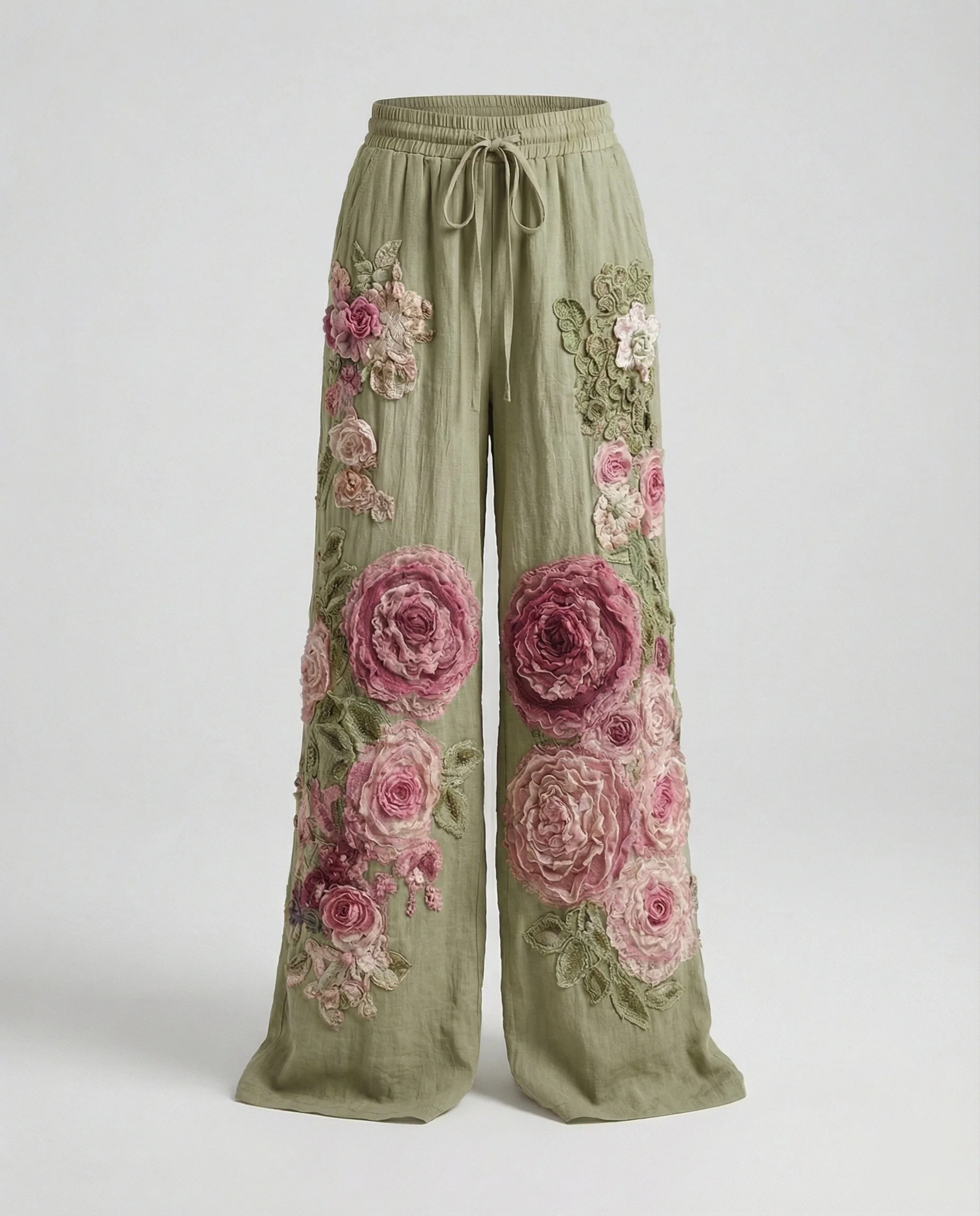 Damen Haremshose Boho Patchwork - Image 13