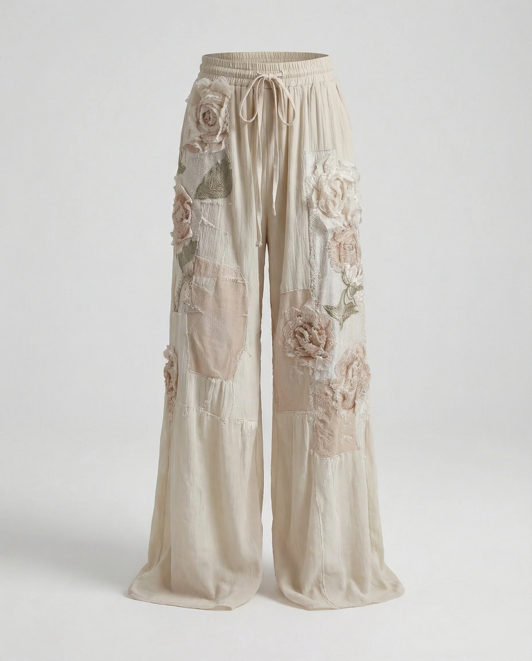 Damen Haremshose Boho Patchwork - Image 8