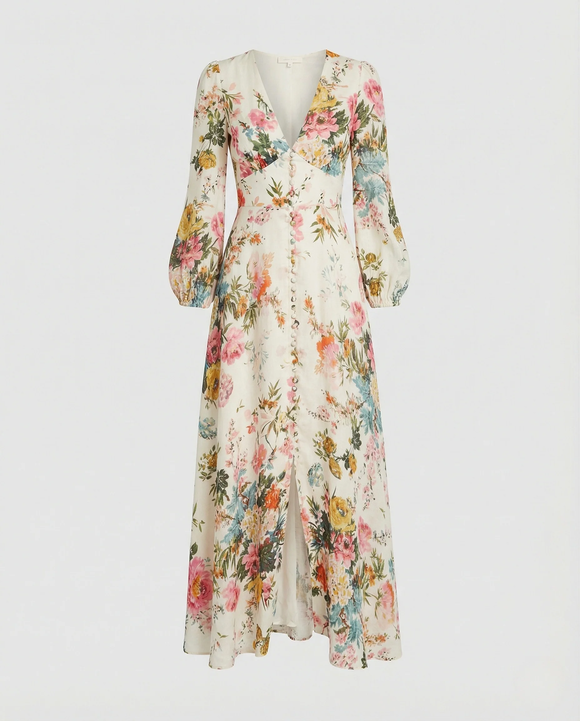 Boho Maxikleid Sommer Damen V-Ausschnitt - Image 4