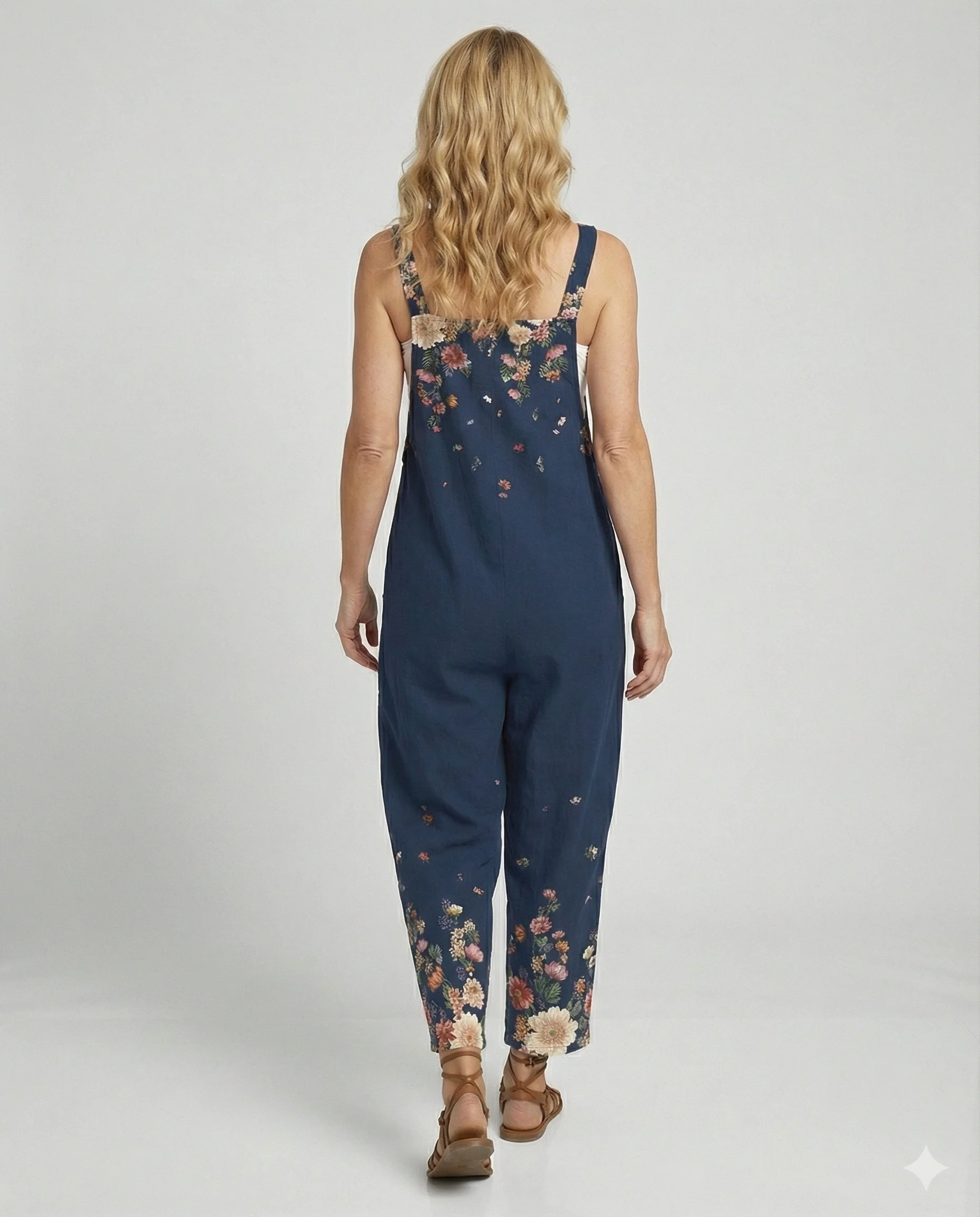 Damen Jumpsuit Boho Stil weit - Image 3