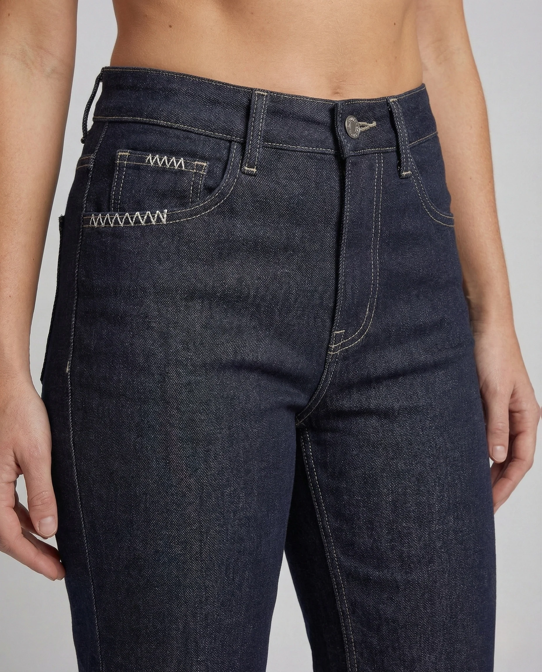 Damen Bootcut Jeans High Waist - Image 4