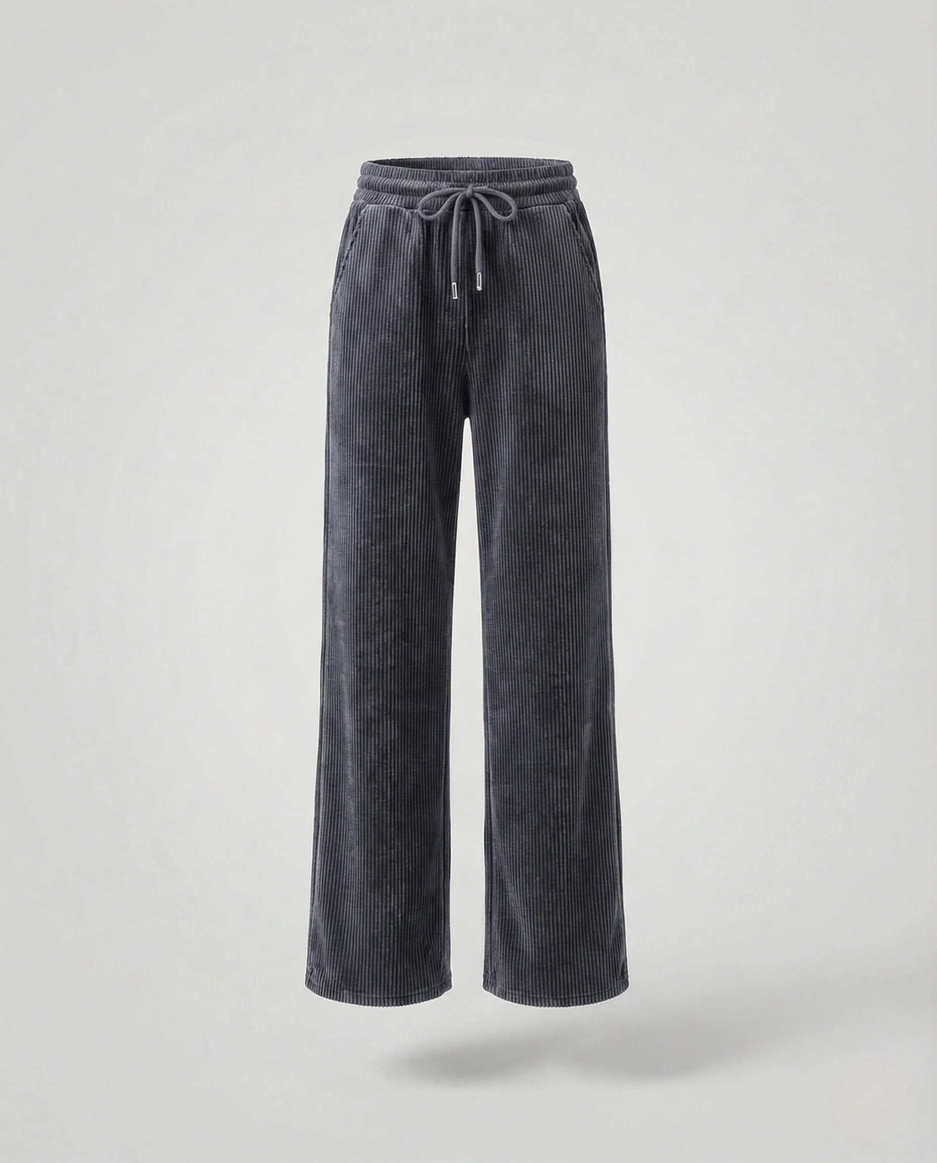 Damen Breitcord Palazzohose mit Kordelzug - Image 5