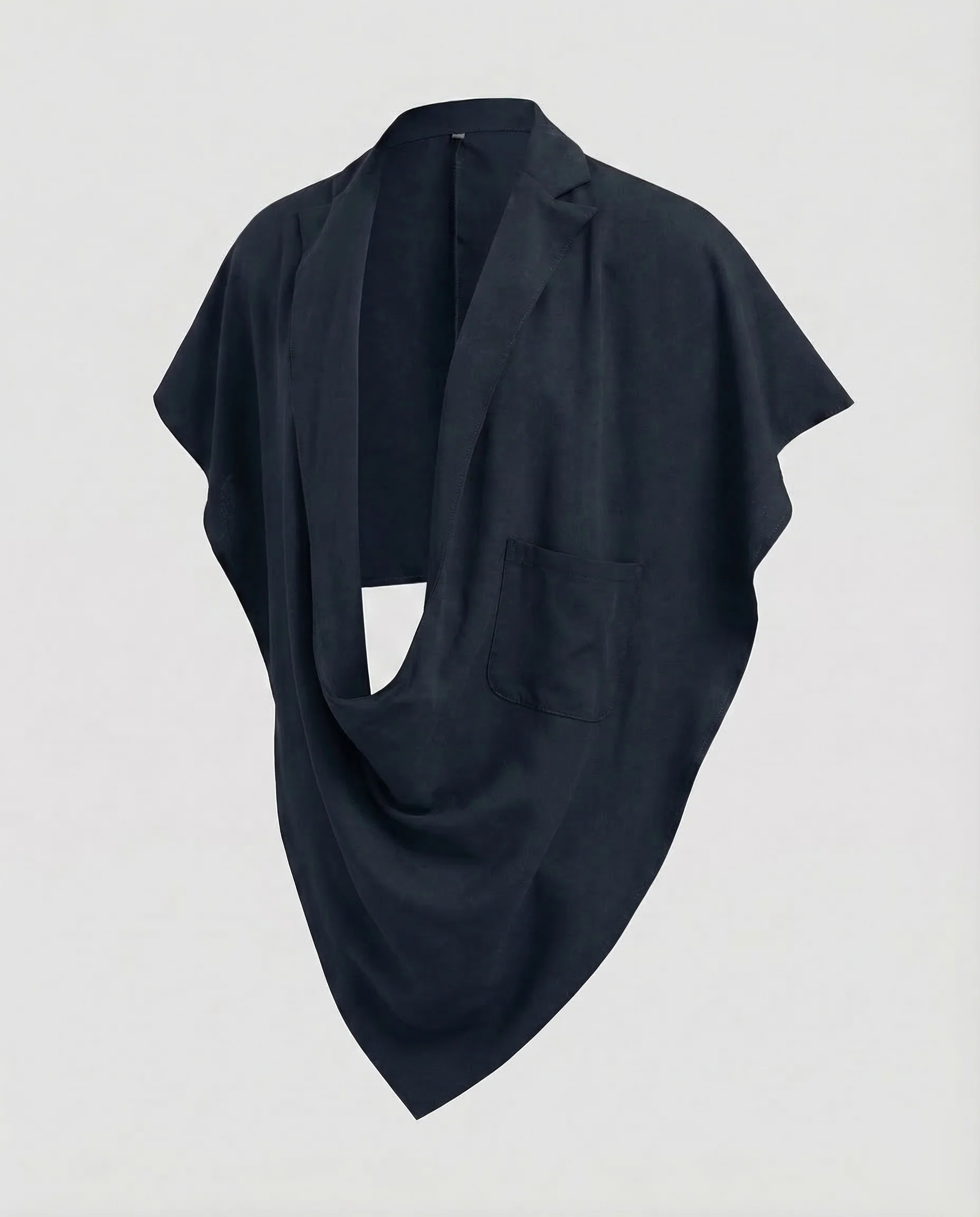 Damen Cape Blazer Poncho - Image 6