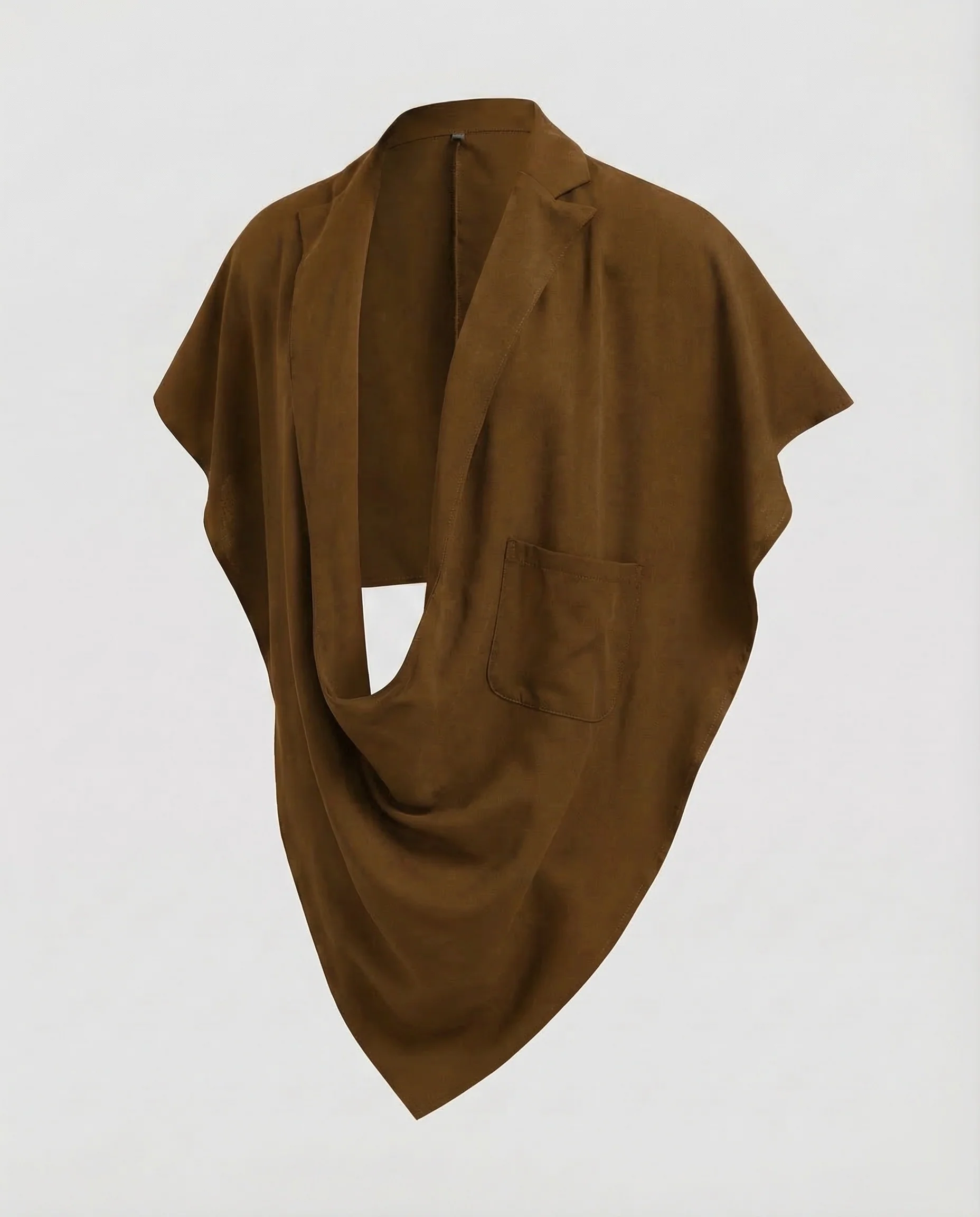Damen Cape Blazer Poncho - Image 7