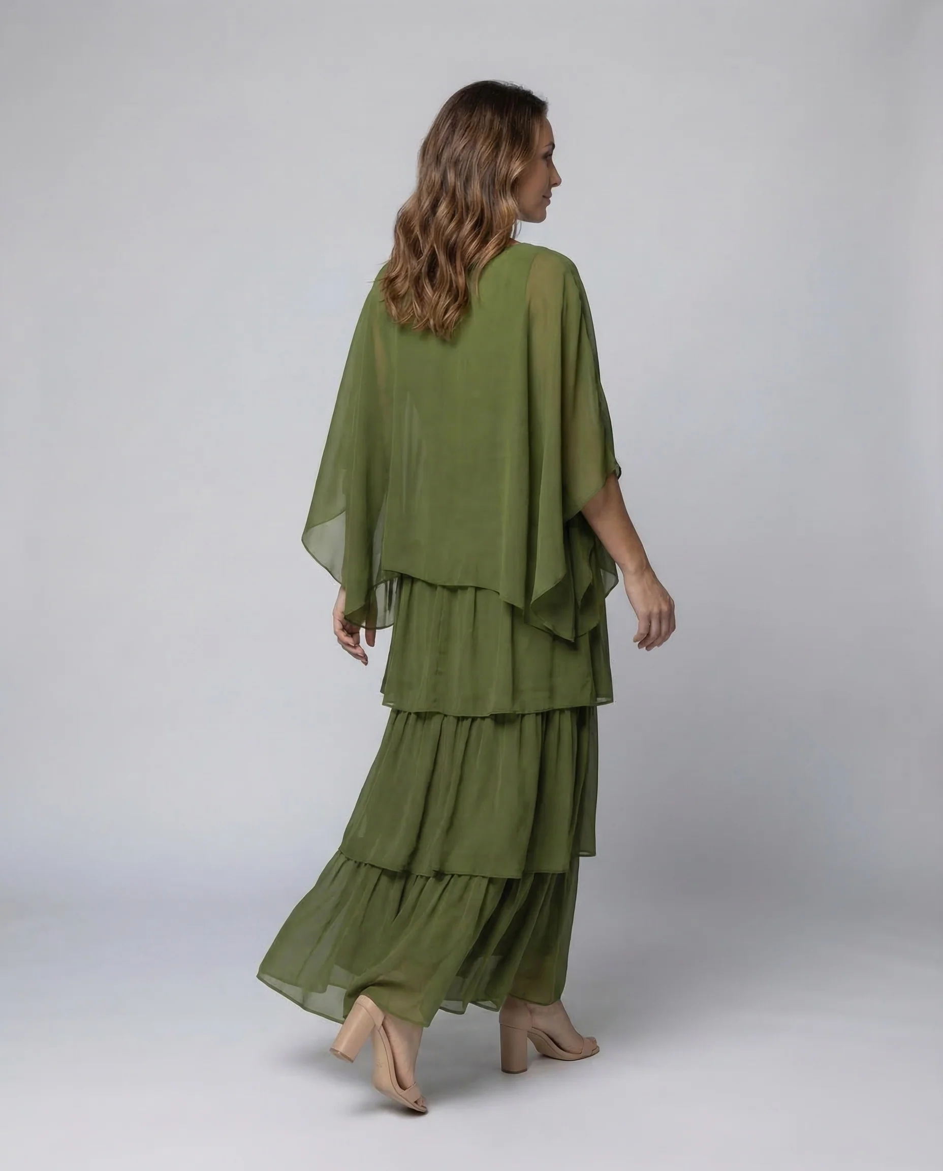 Maxikleid Sommer Damen Chiffon - Image 4