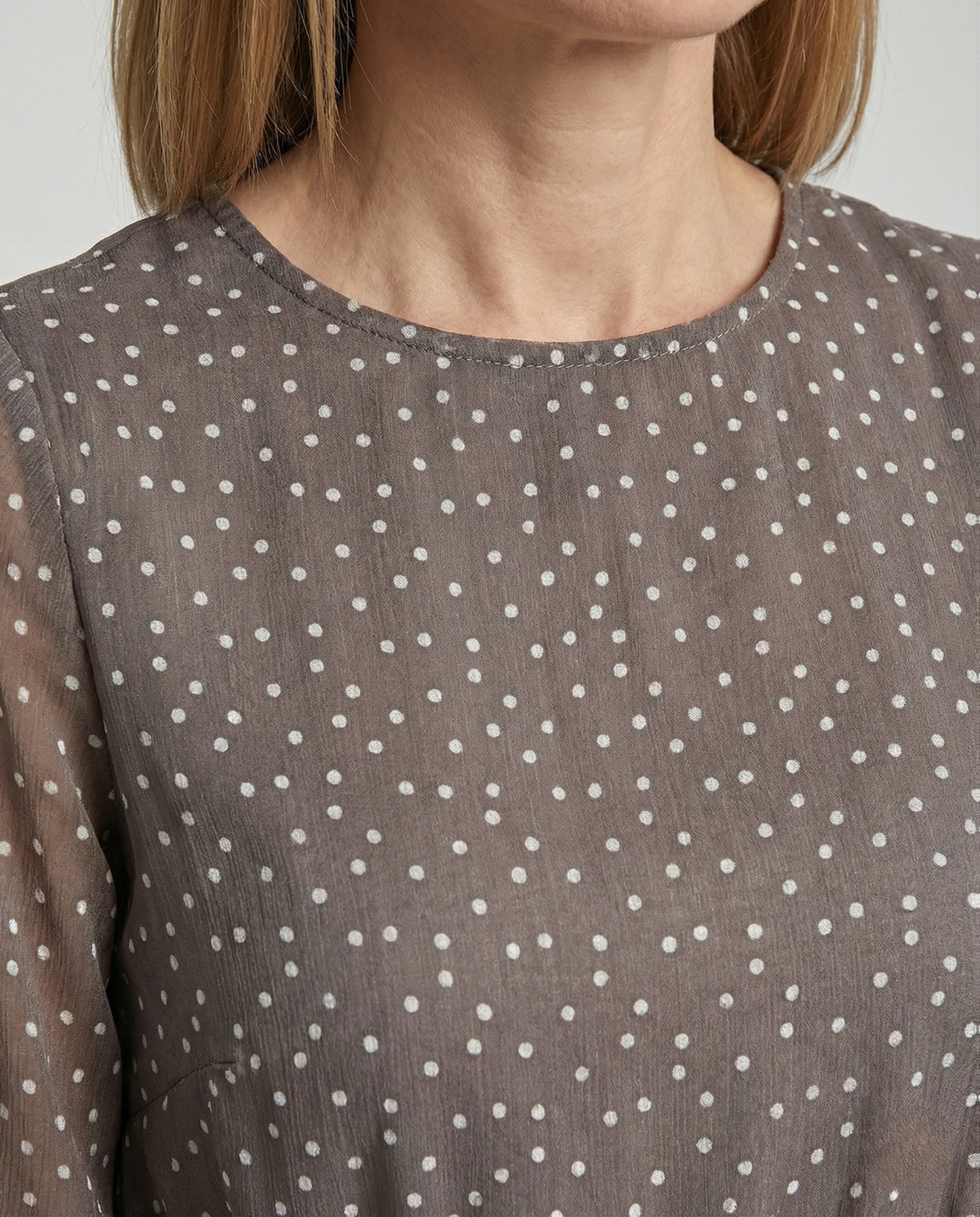 Freizeitkleid Damen Midikleid Chiffon - Image 3