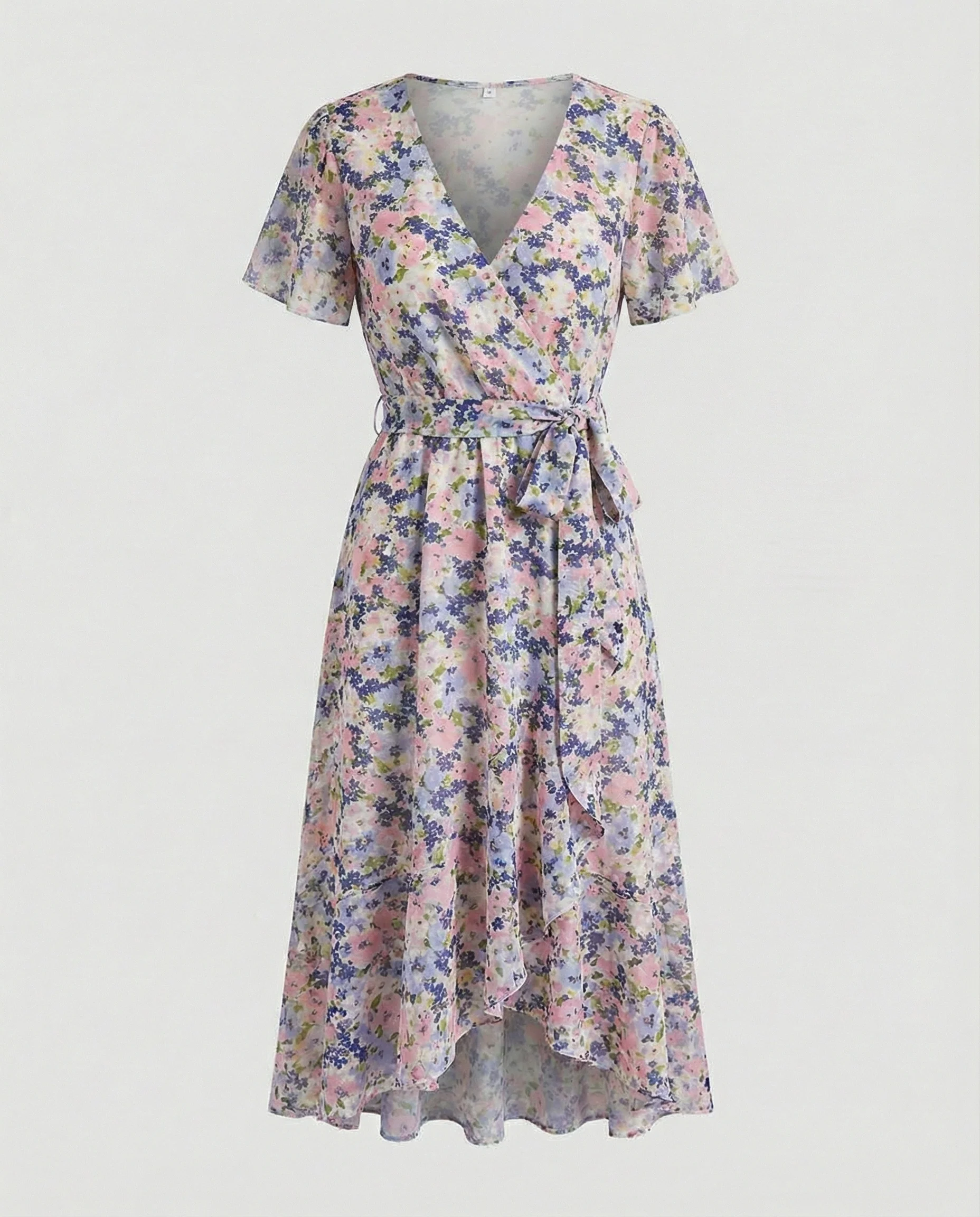 Damen Freizeitkleid Chiffon Midi - Image 5
