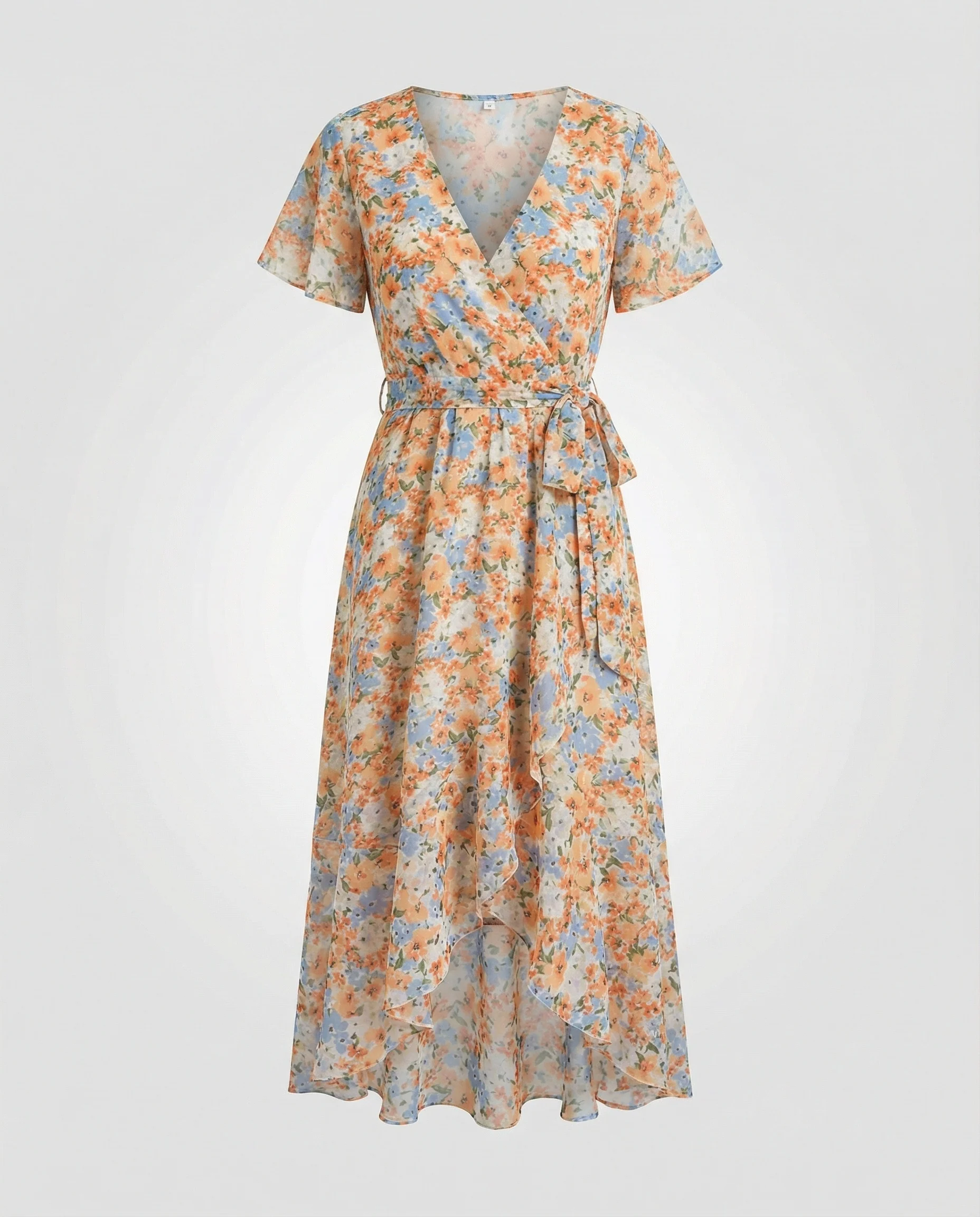 Damen Freizeitkleid Chiffon Midi - Image 6