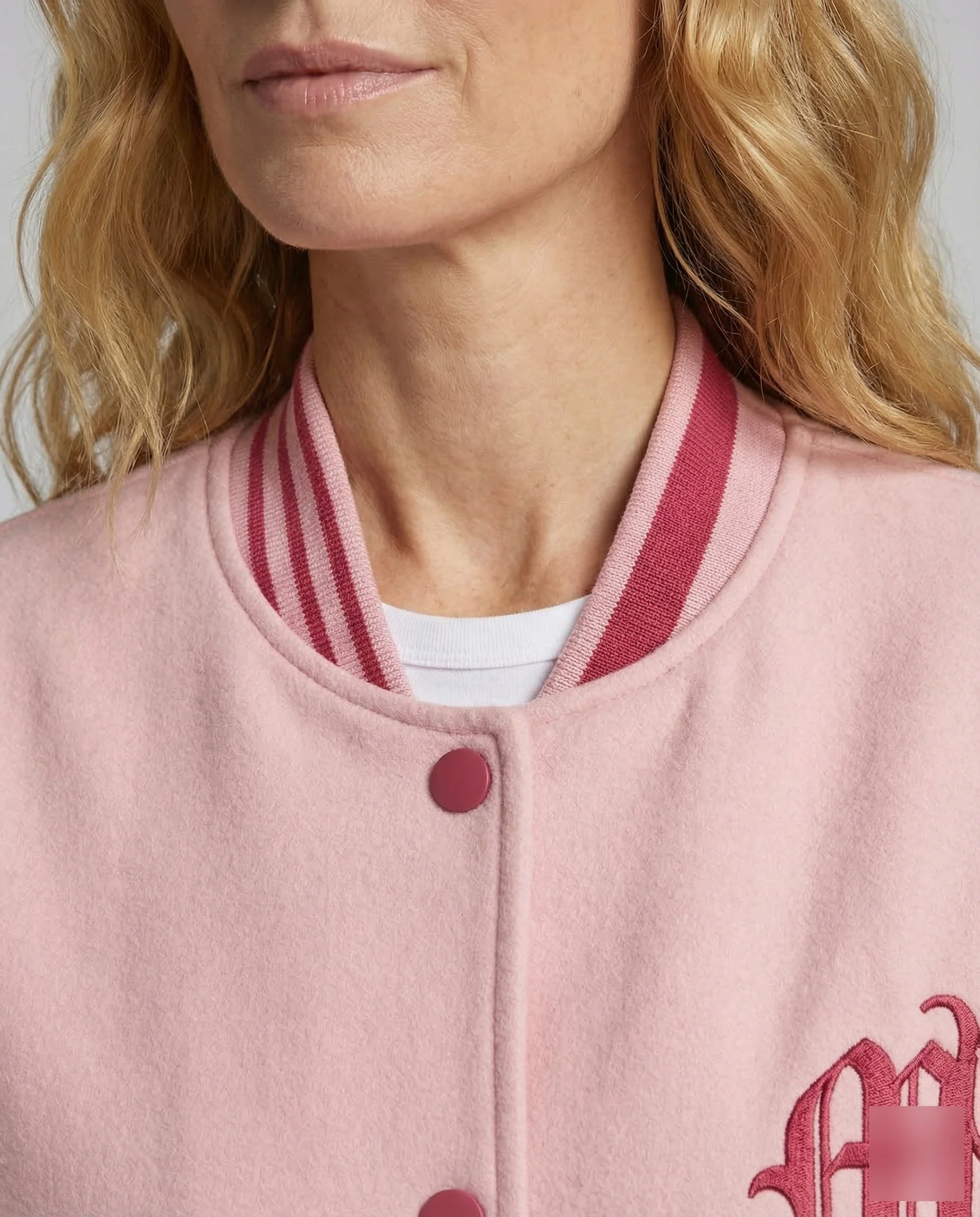 Damen Collegejacke Varsity Logo - Image 3