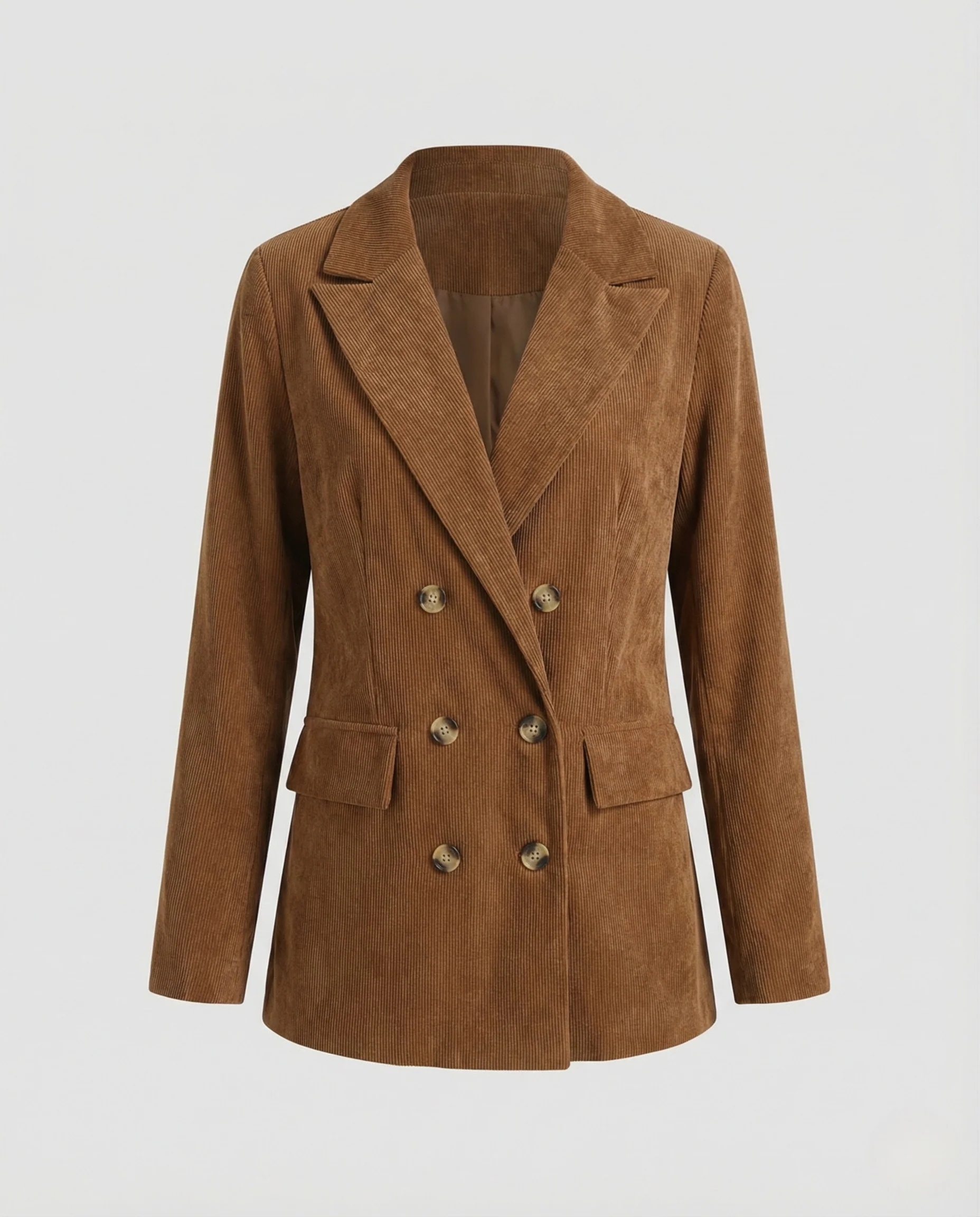 Freizeitkleidung Damen Oversize Cordblazer - Image 5
