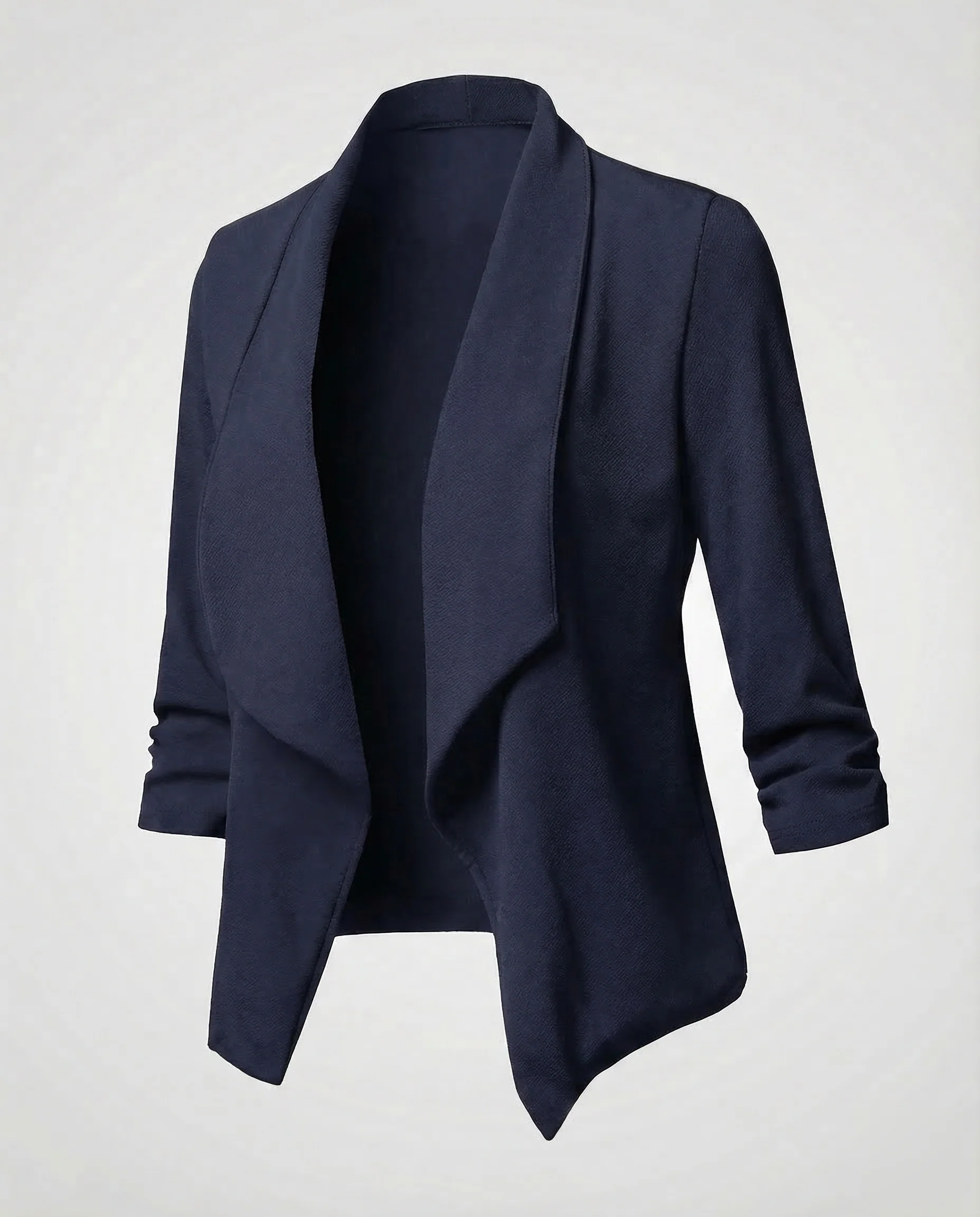 Damen Strick Blazer Wasserfall - Image 12