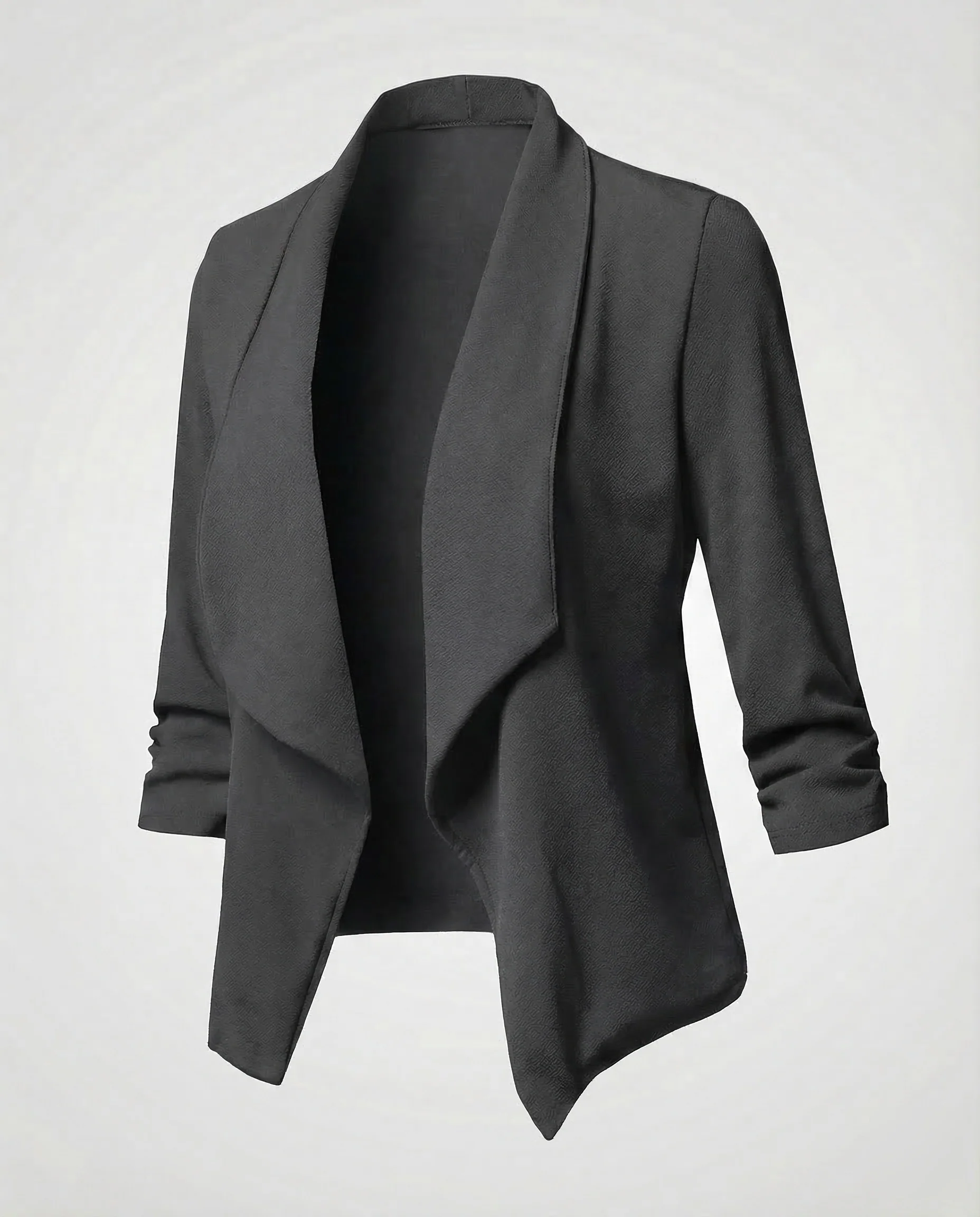 Damen Strick Blazer Wasserfall - Image 16