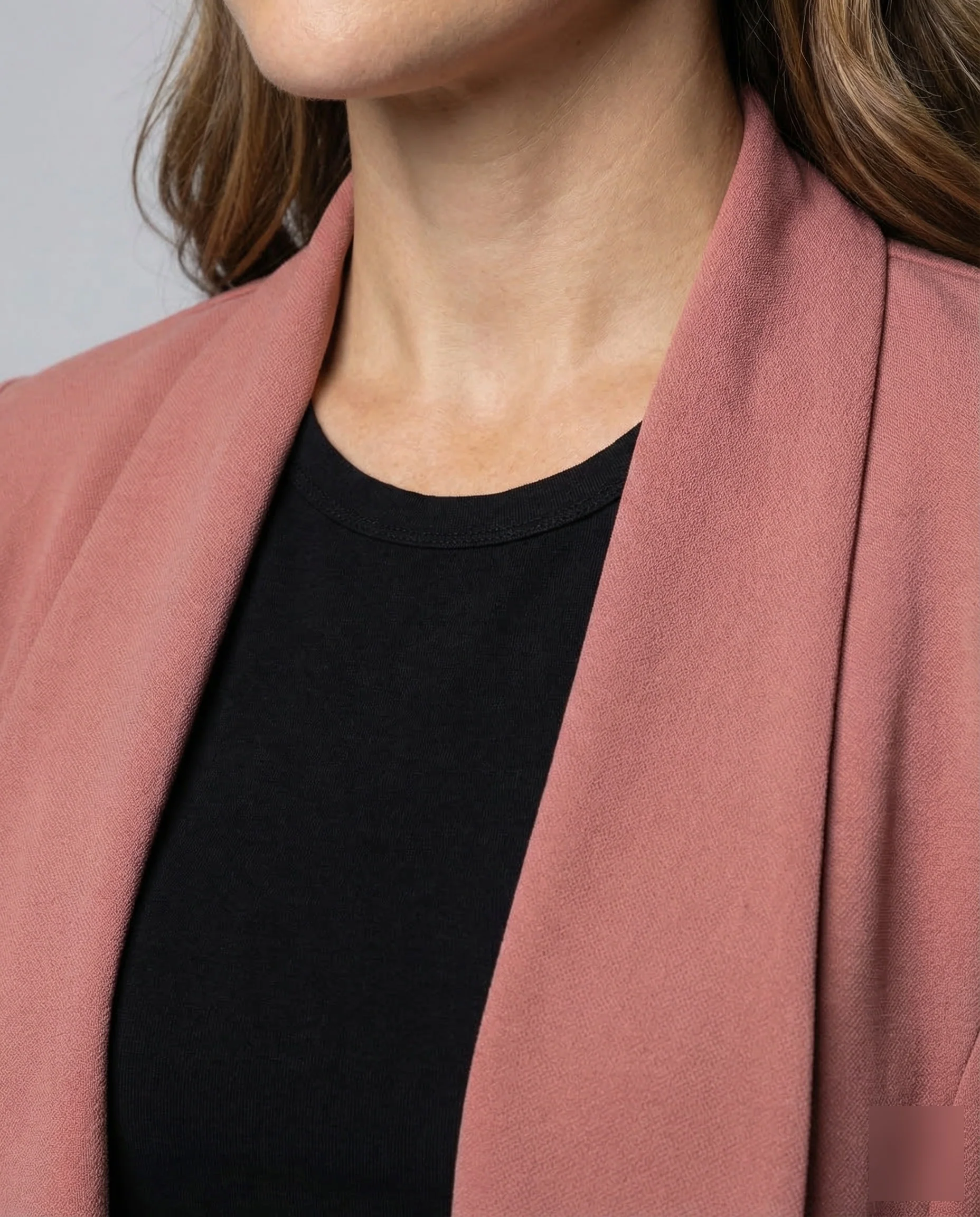 Damen Strick Blazer Wasserfall - Image 3