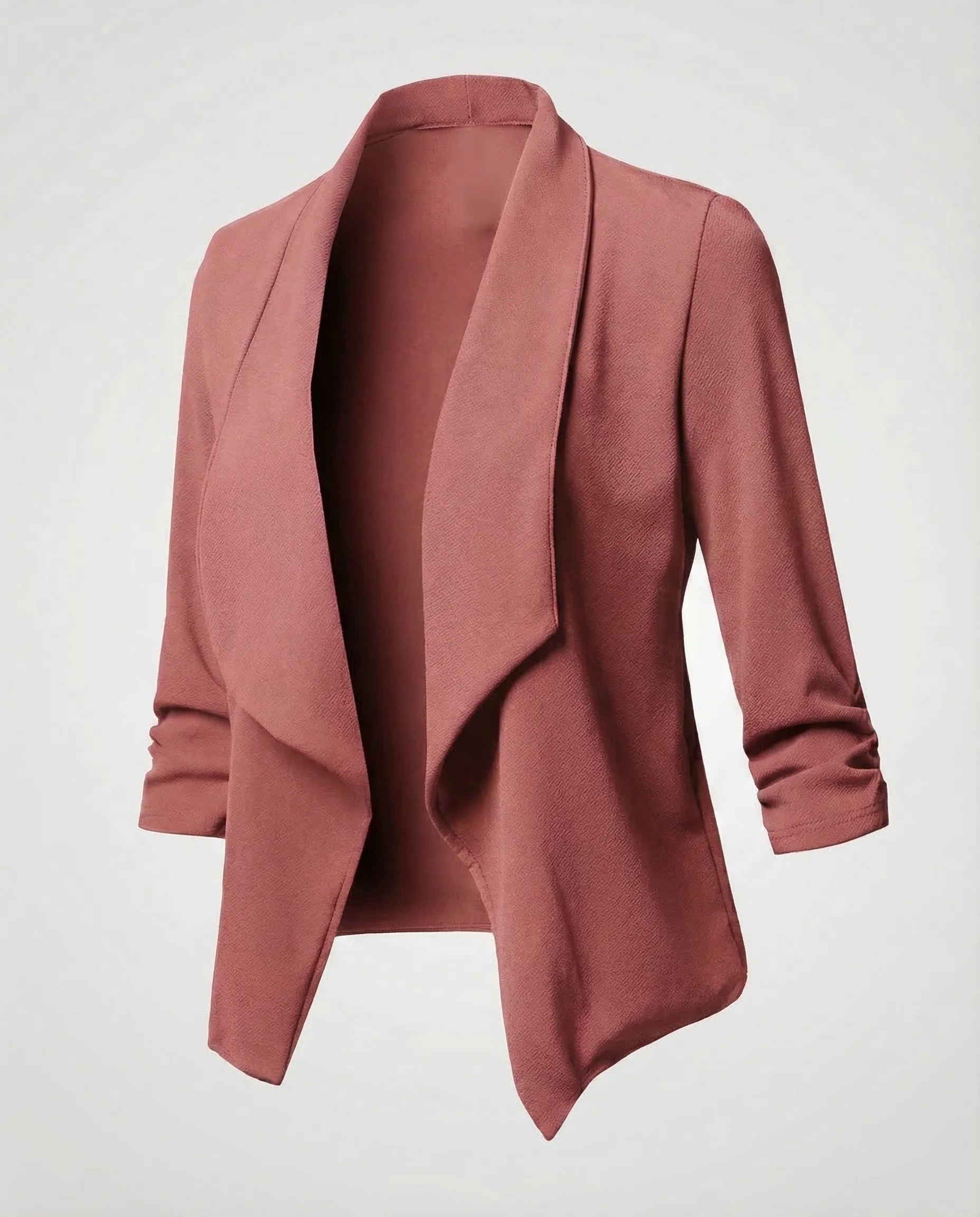 Damen Strick Blazer Wasserfall - Image 6
