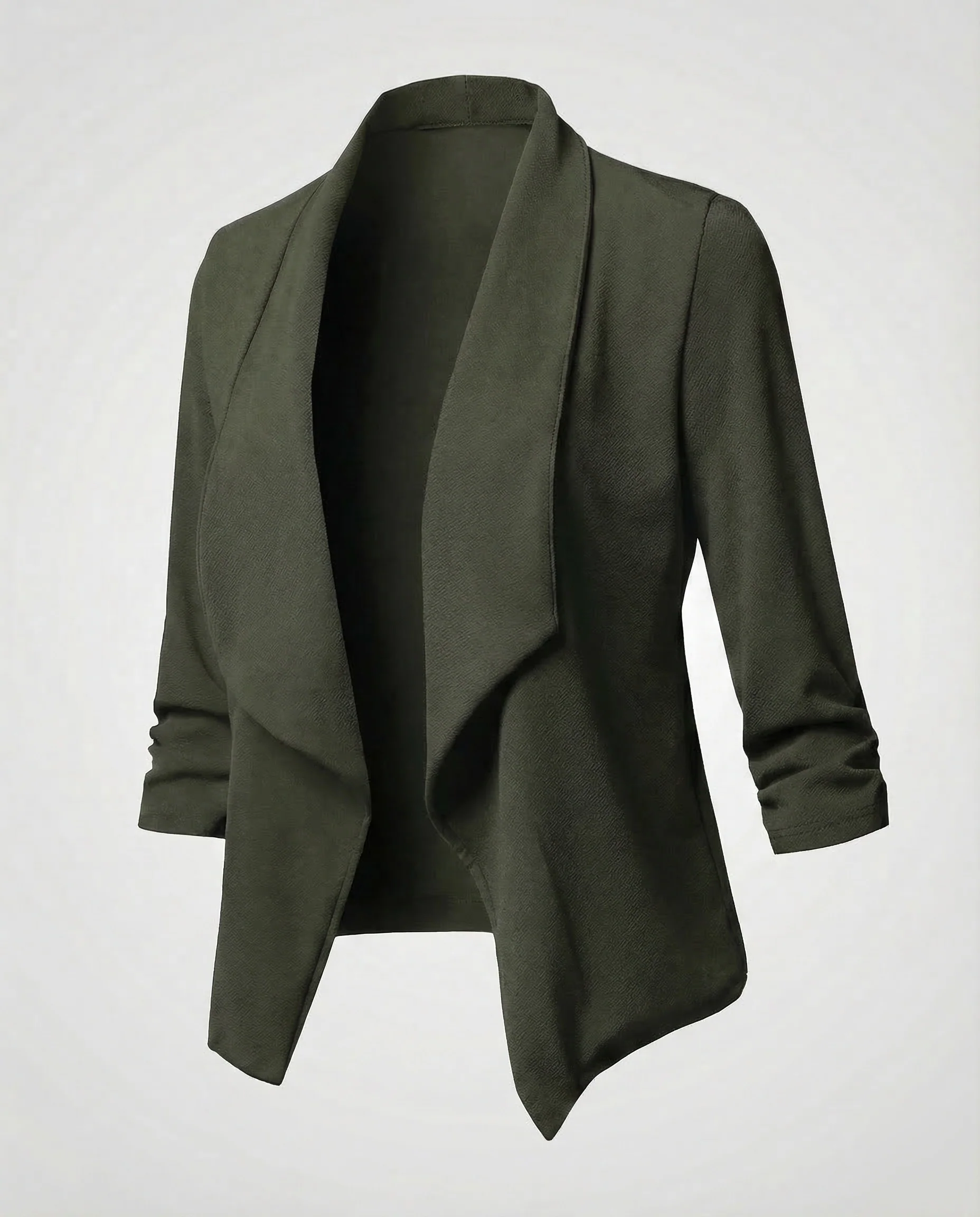 Damen Strick Blazer Wasserfall - Image 8