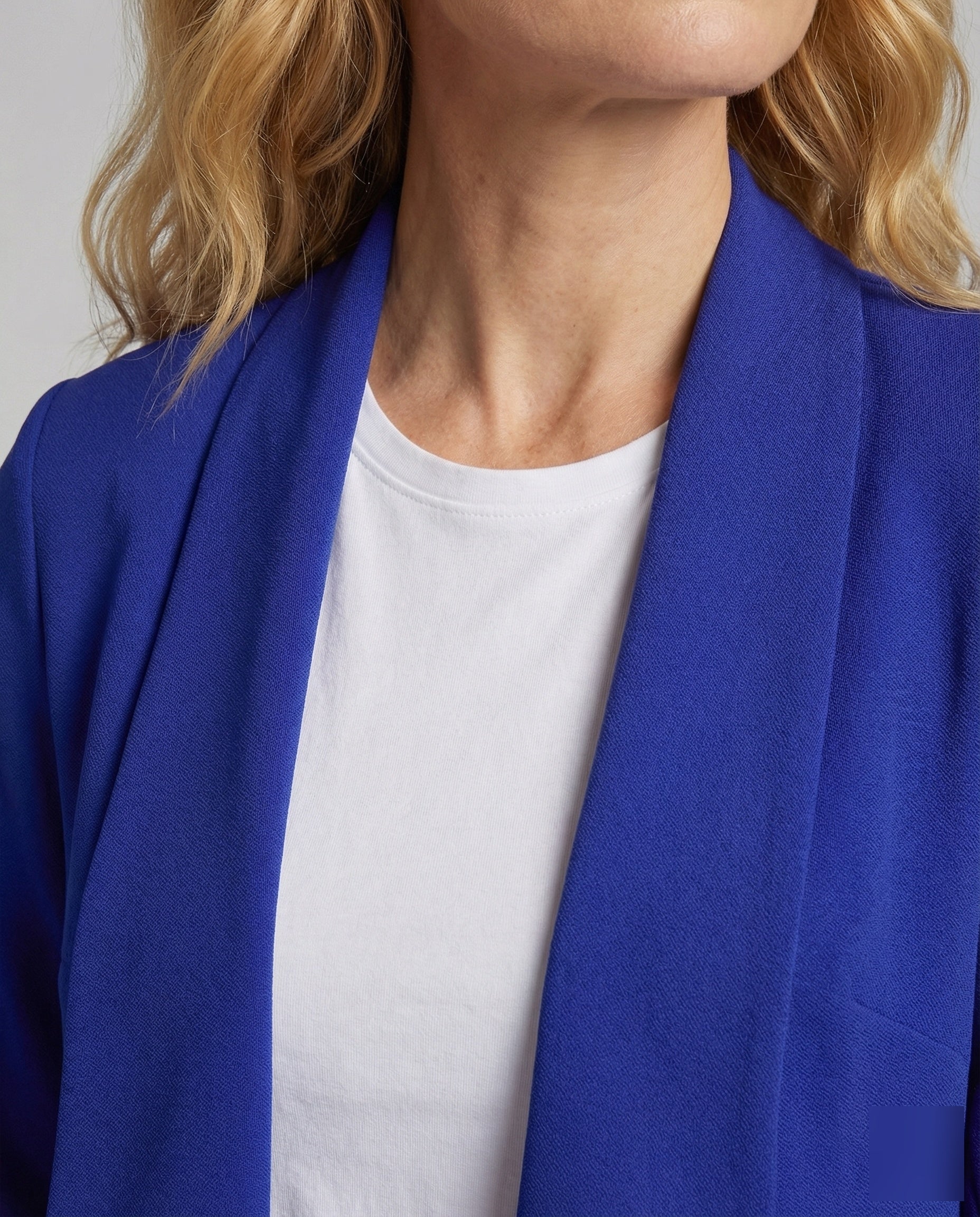 Damen Wasserfall Blazer Kurz - Image 3