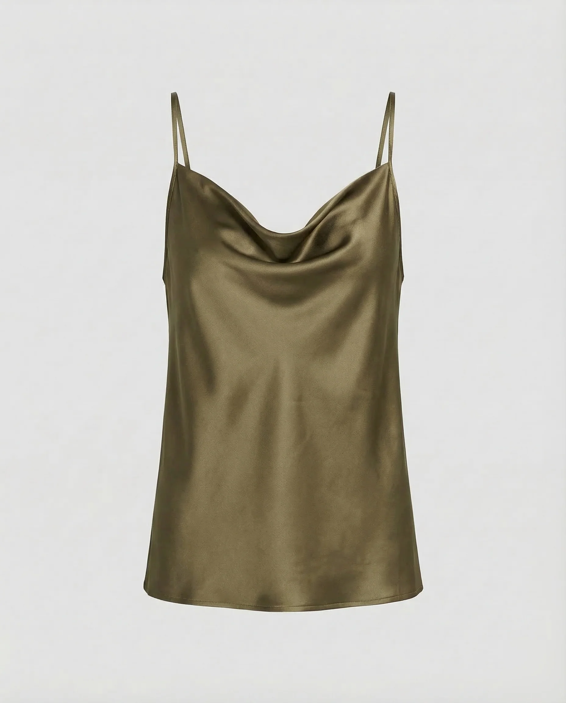 Damen Spaghettiträger Top Drapiert - Image 7