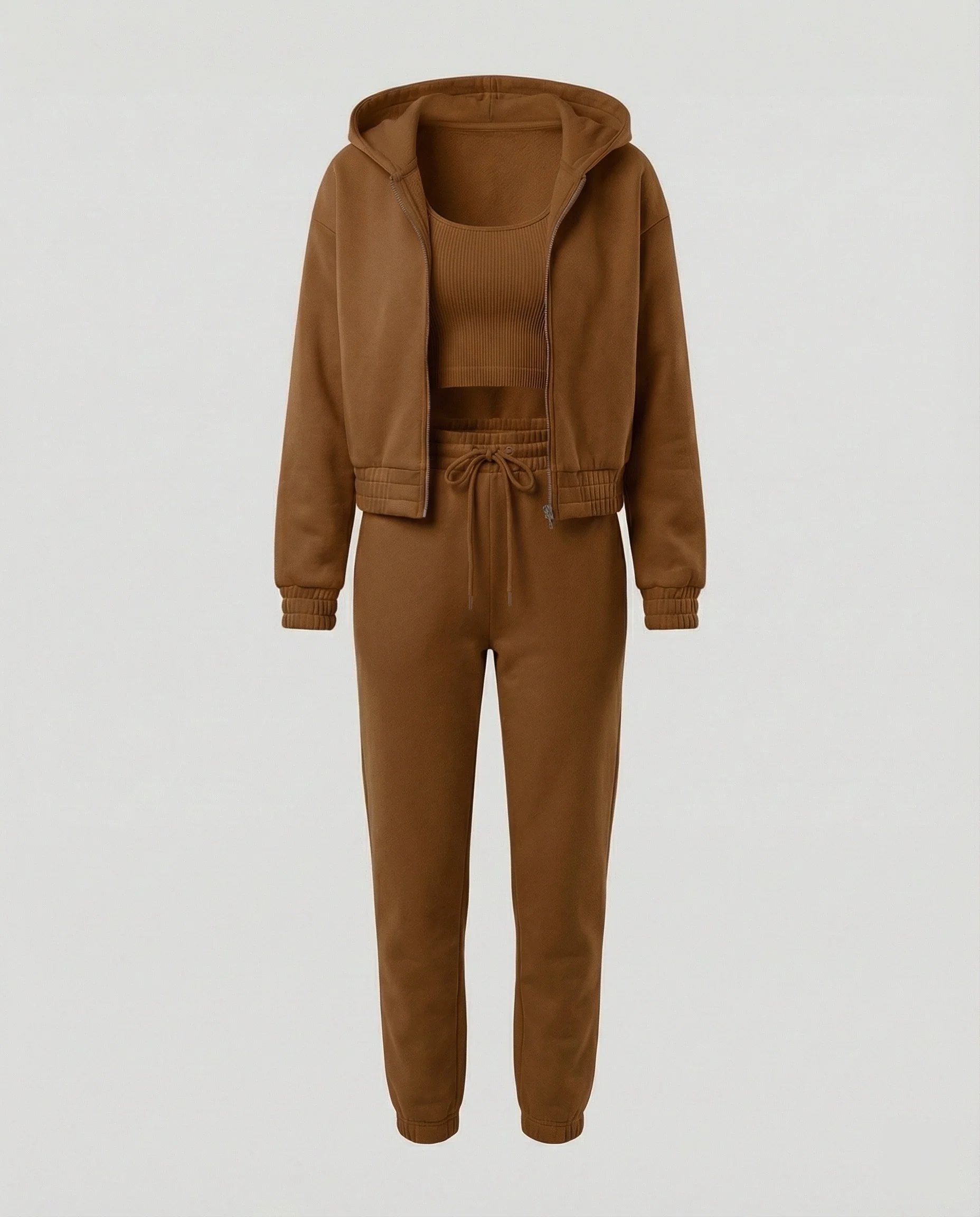 Damen Freizeit Set 3-teilig mit Hoodie und Jogginghose - Image 12
