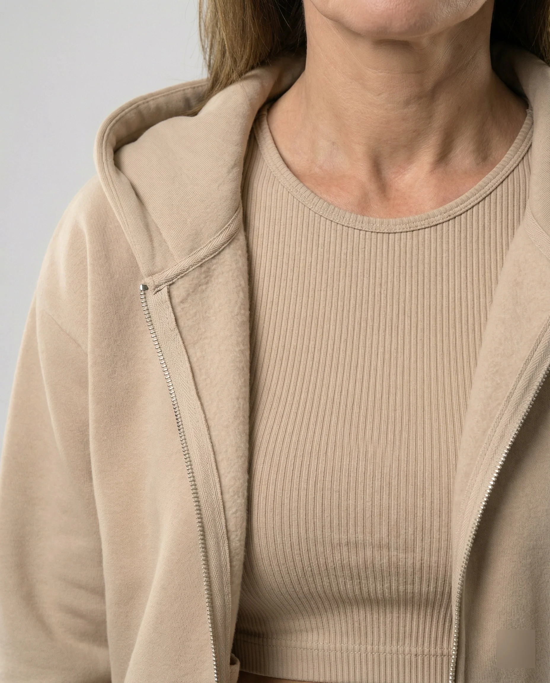 Damen Freizeit Set 3-teilig mit Hoodie und Jogginghose - Image 2