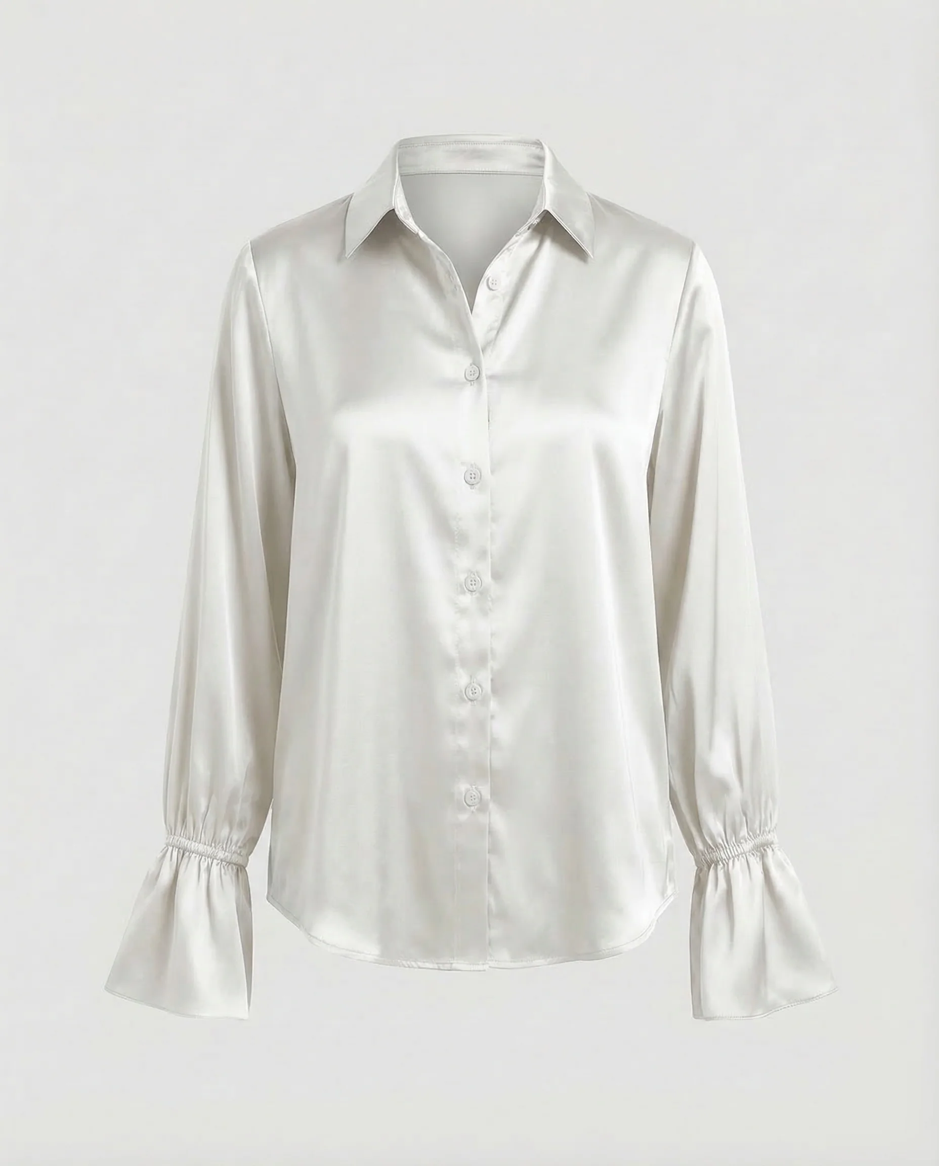 Damen Satinbluse Elegant - Image 6