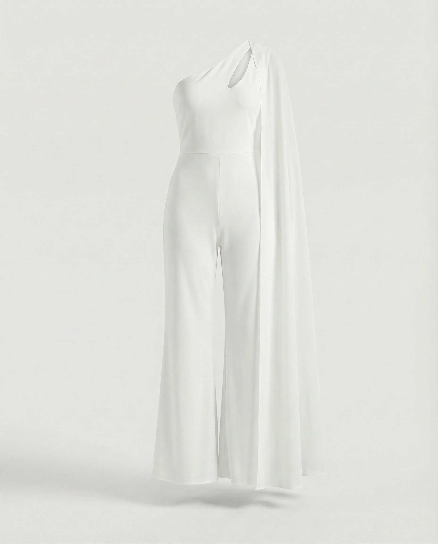 Damen Jumpsuit elegant One Shoulder - Image 4