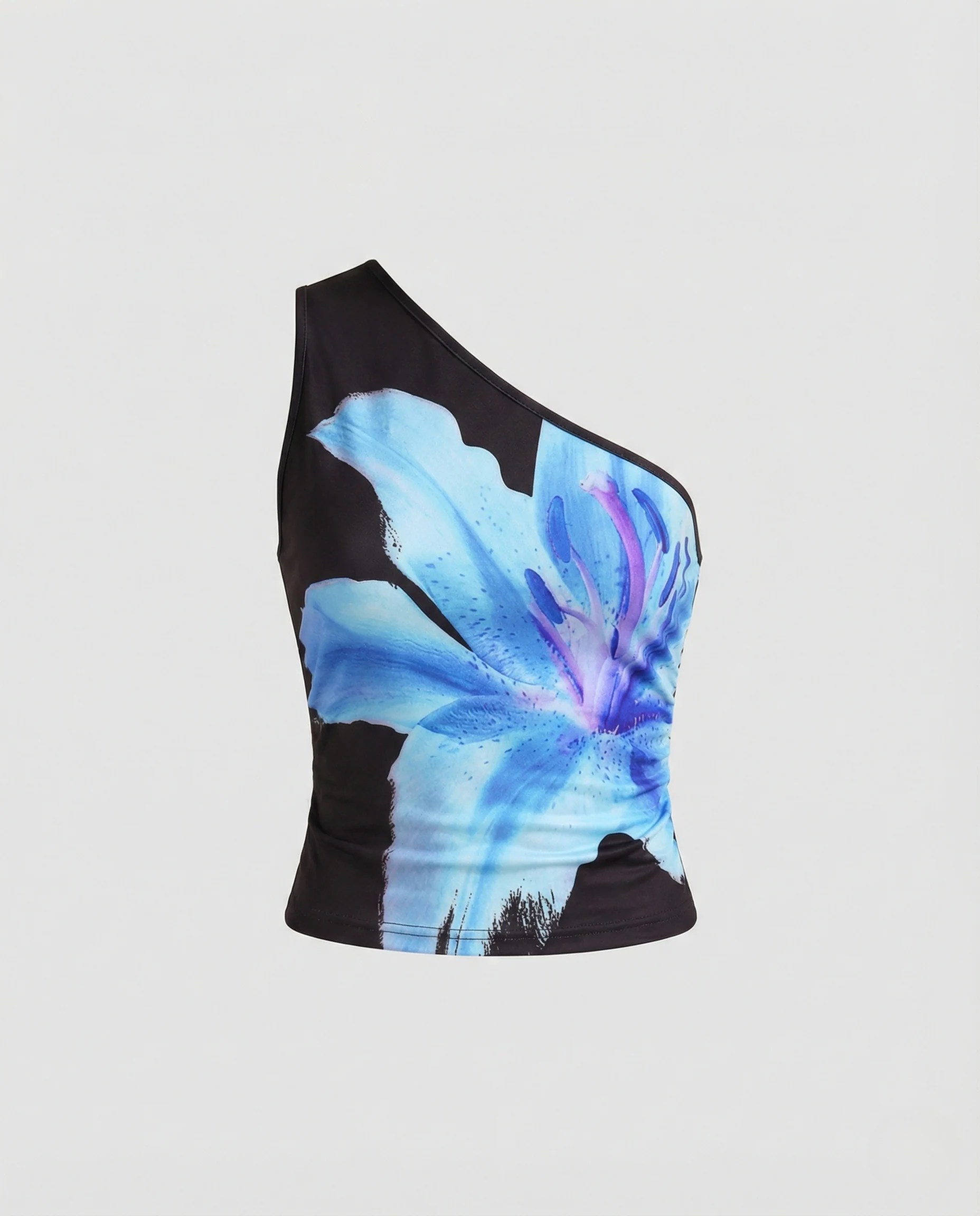 Top Damen Bauchfrei One Shoulder - Image 4