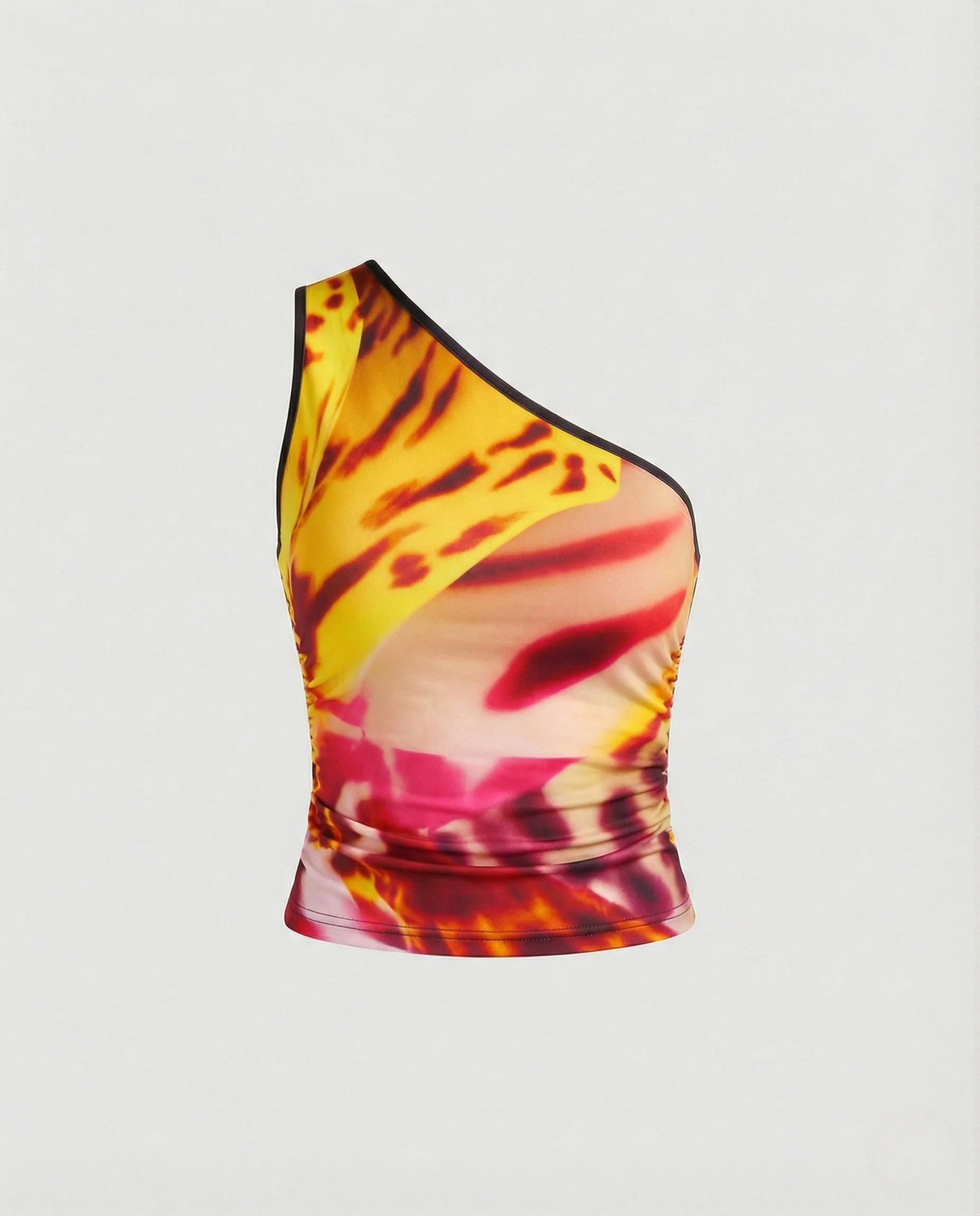 Top Damen Bauchfrei One Shoulder - Image 7
