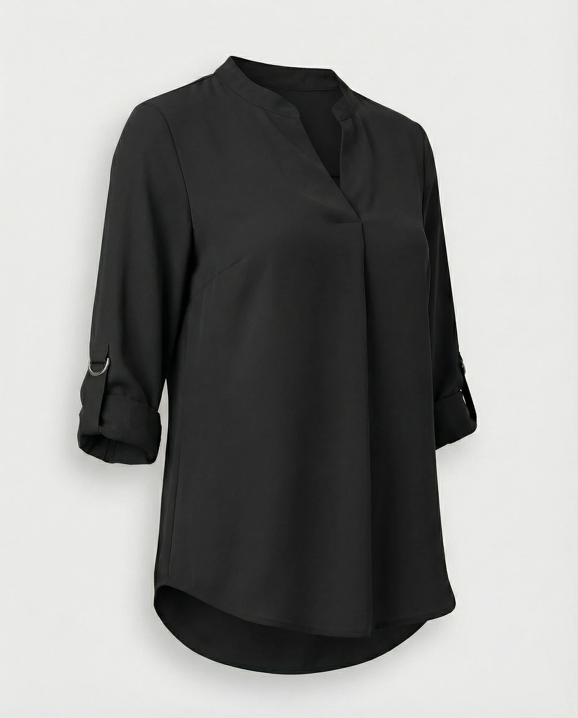 Chiffon Blusentop Damen mit V-Ausschnitt - Image 9