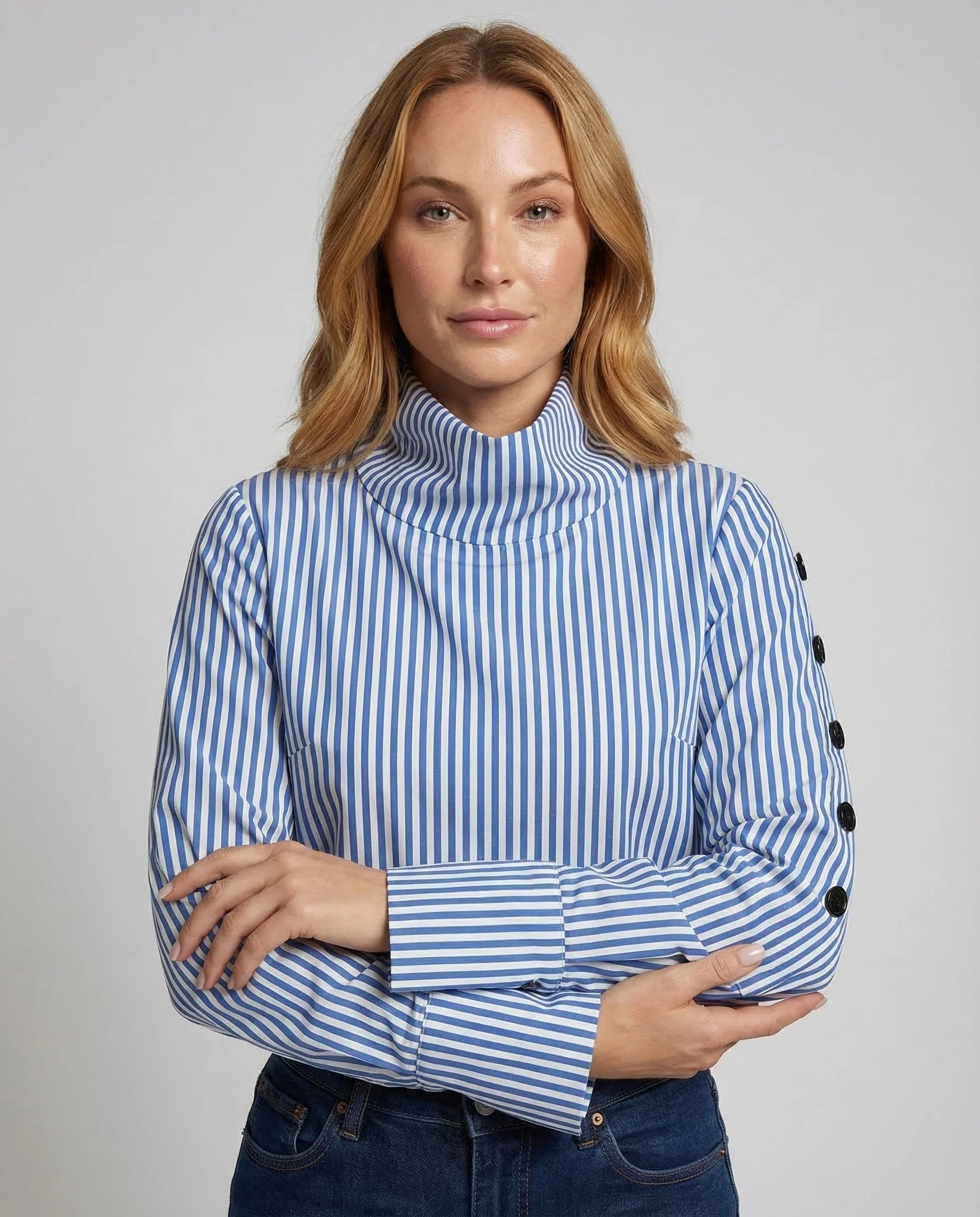 Damen Langarmbluse Elegant - Image 2