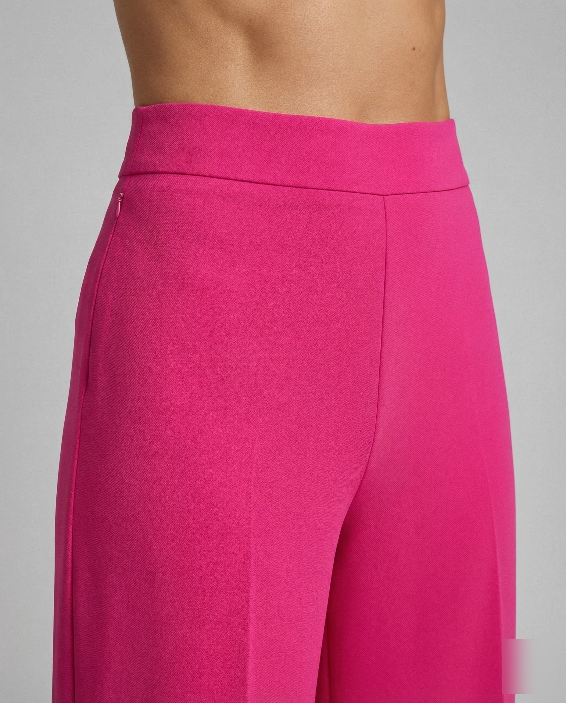 Damen Palazzo Hose Crepe High Waist - Image 2