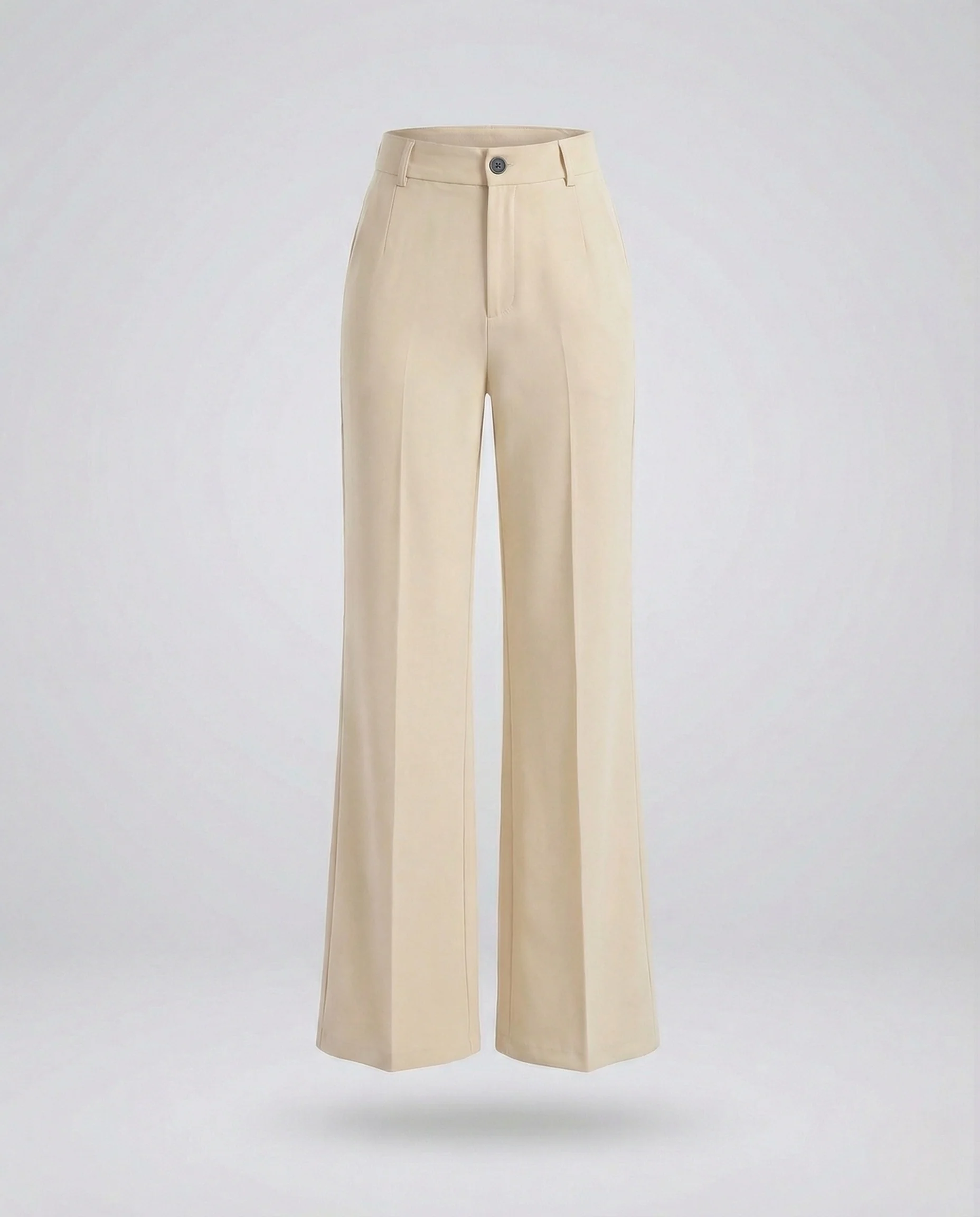 Freizeitkleidung Damen Stoffhose Weit Elegant - Image 6