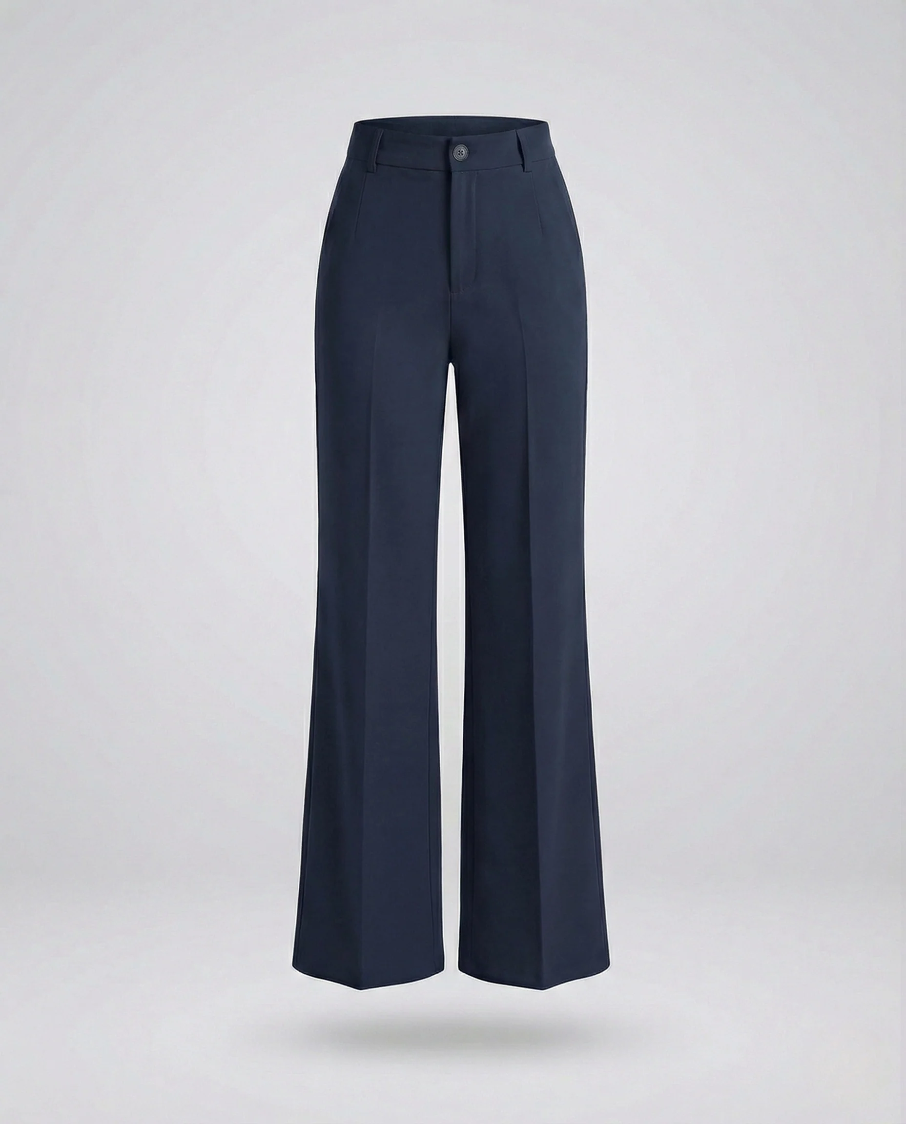 Freizeitkleidung Damen Stoffhose Weit Elegant - Image 9
